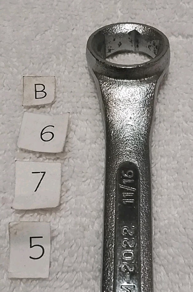 M-2022 S-K 5/8″ ×11/16″ 6PT OFFSET BOX END WRENCH USA 🇺🇸