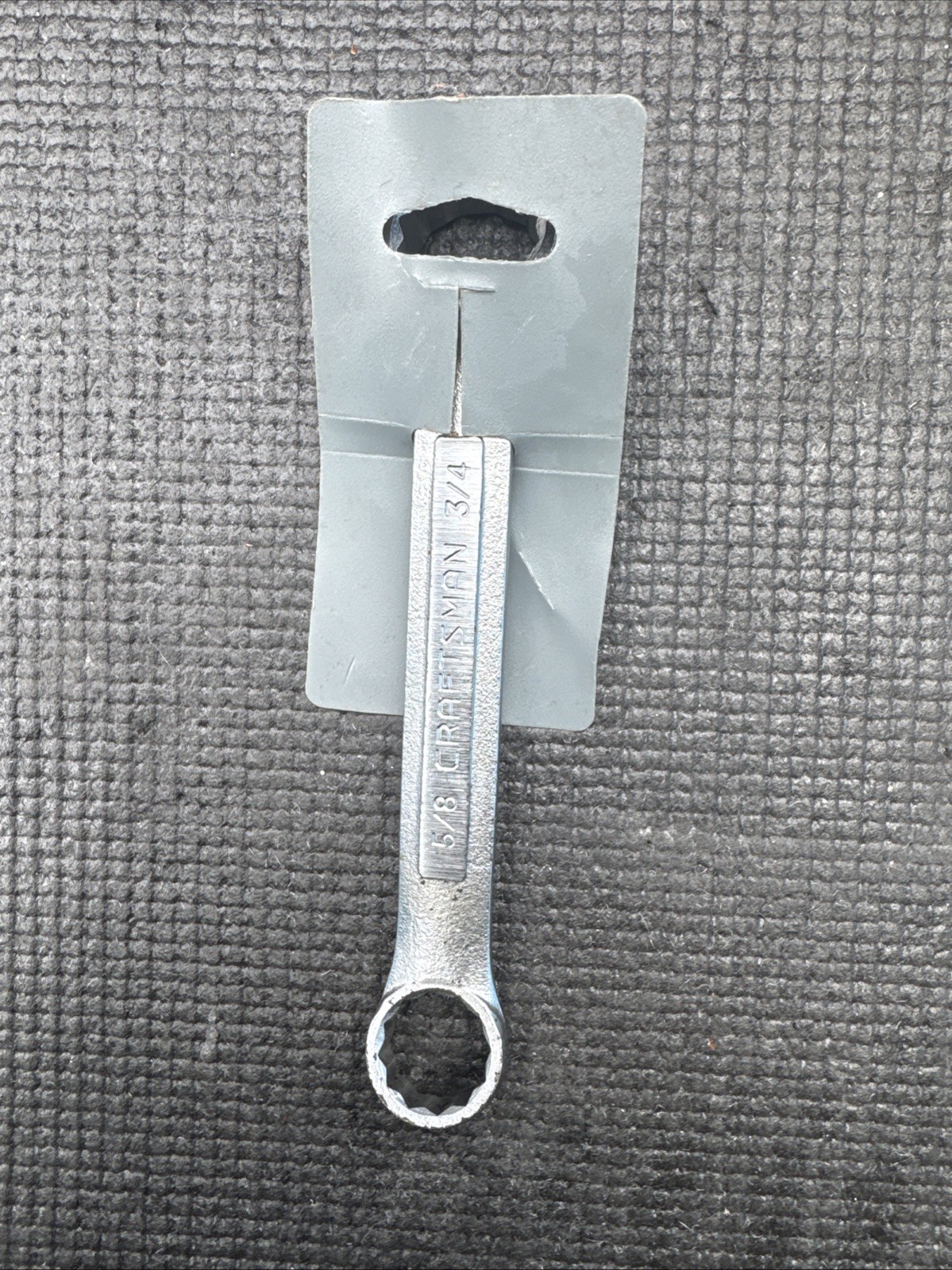 Sears Craftsman USA 43865 5/8 X 3/4 In SAE Stubby 12 Point Box Wrench Nos