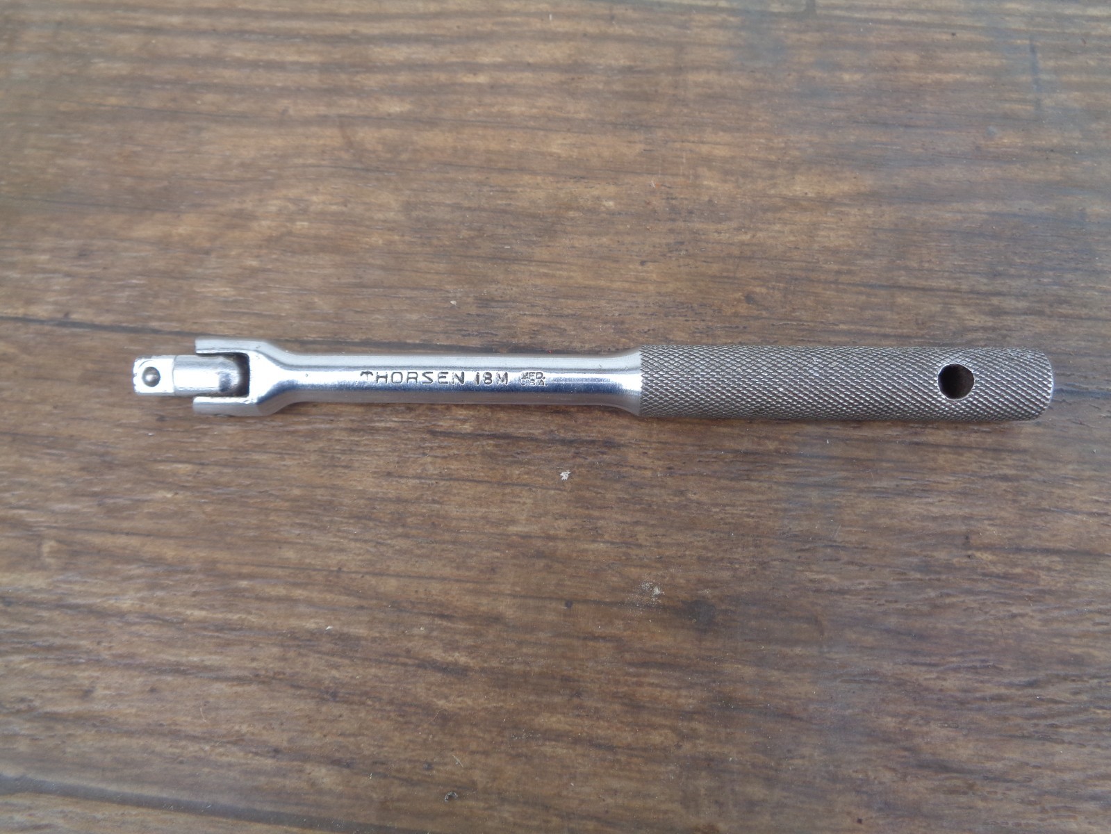 Vintage THORSEN Breaker Bar 1/4″ Drive Knurled Handle #18M USA