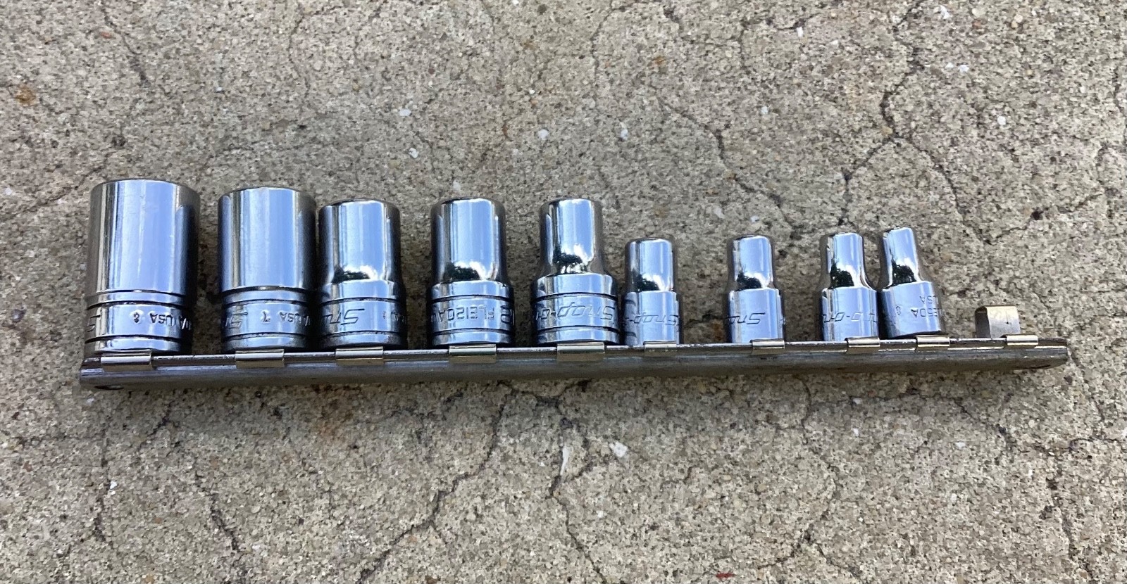 Snap-On Tools 1/4 & 3/8 Inch Drive E Inverted Torx Socket (Set Of 9) E5-E18