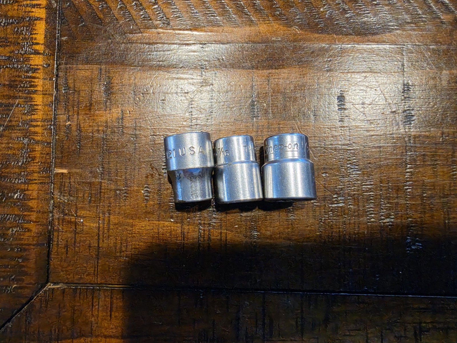Snap On Socket Set 7/16, 3/8, And 1/2 Chrome Made In USA!