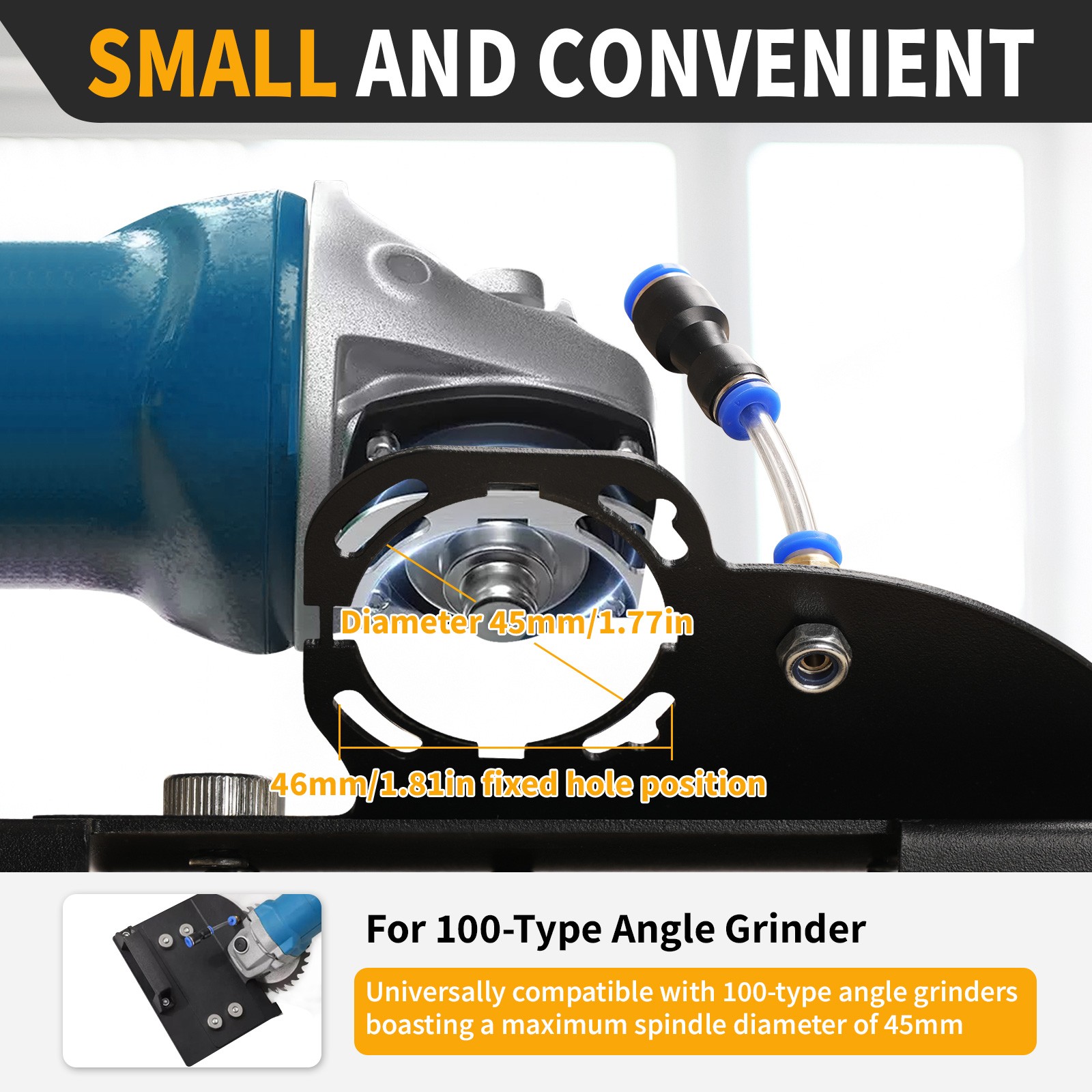 Angle Grinder Tile Chamfering Stand Angle 45 Degree Tile Chamfer Cutting Tool