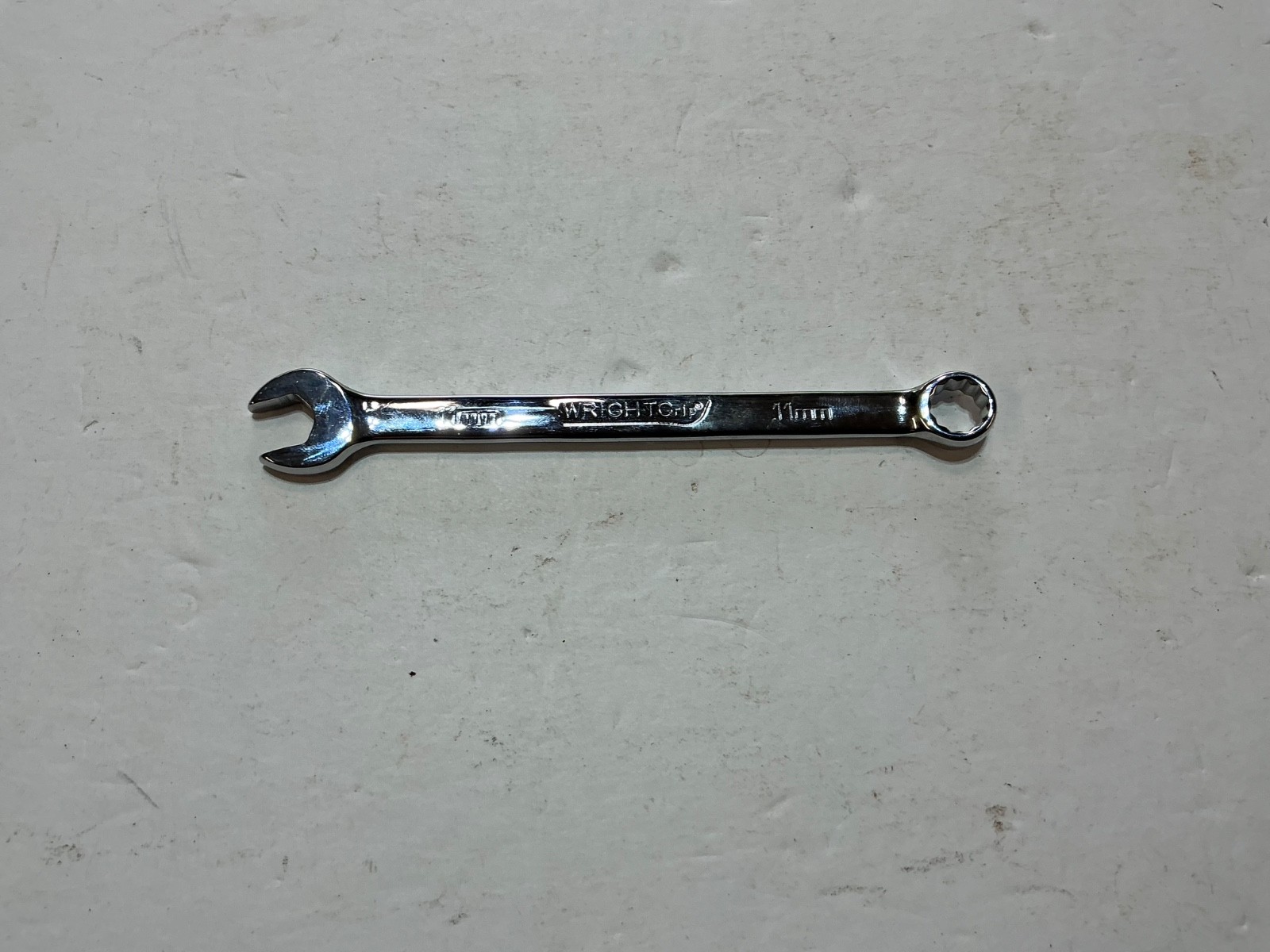 Wright Grip 11mm combination wrench fully polished 12-11mm USA made