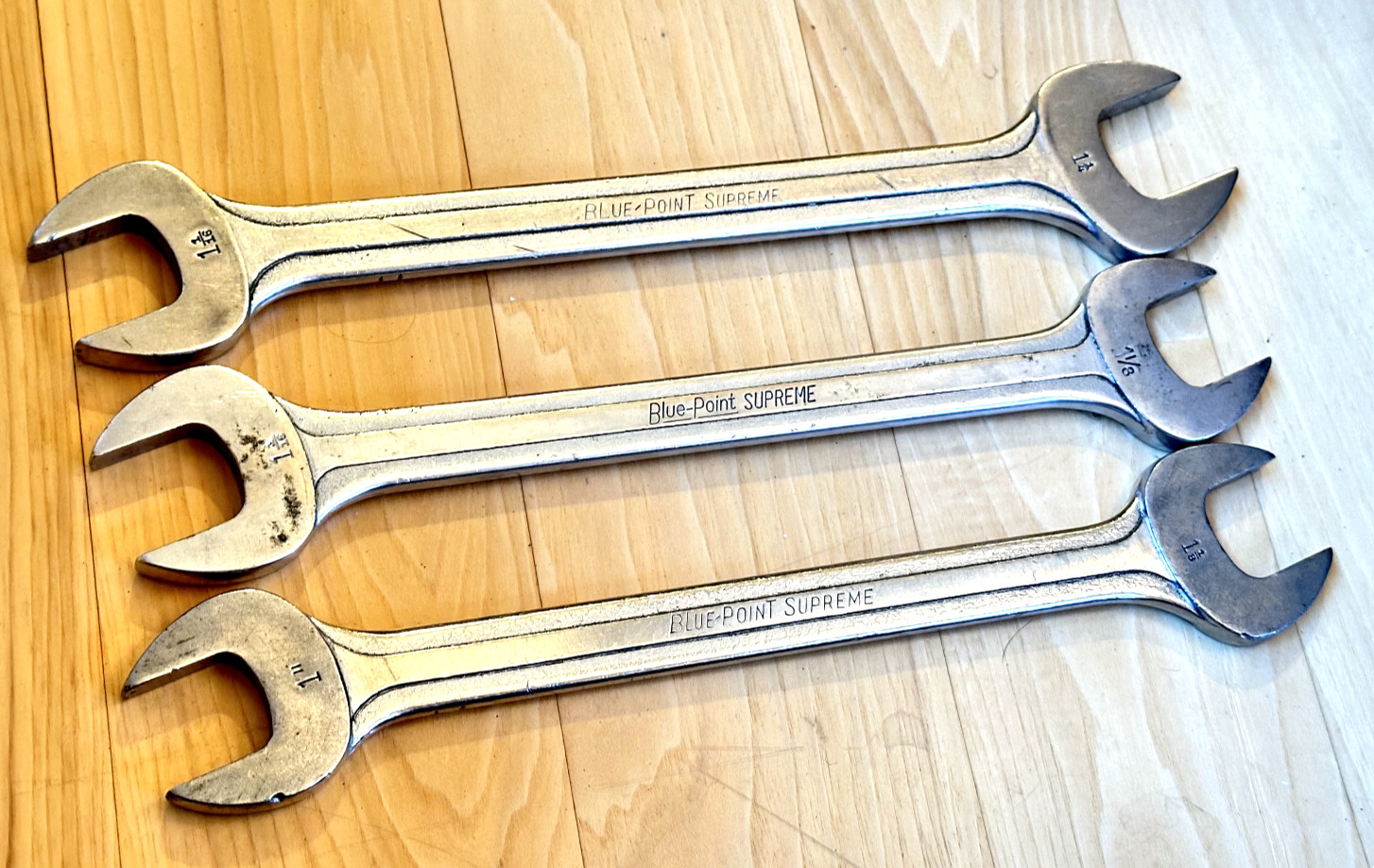 🇺🇸 Blue Point Tool USA SUPREME JUMBO Wrench Set SAE Double Open End Offset Lot