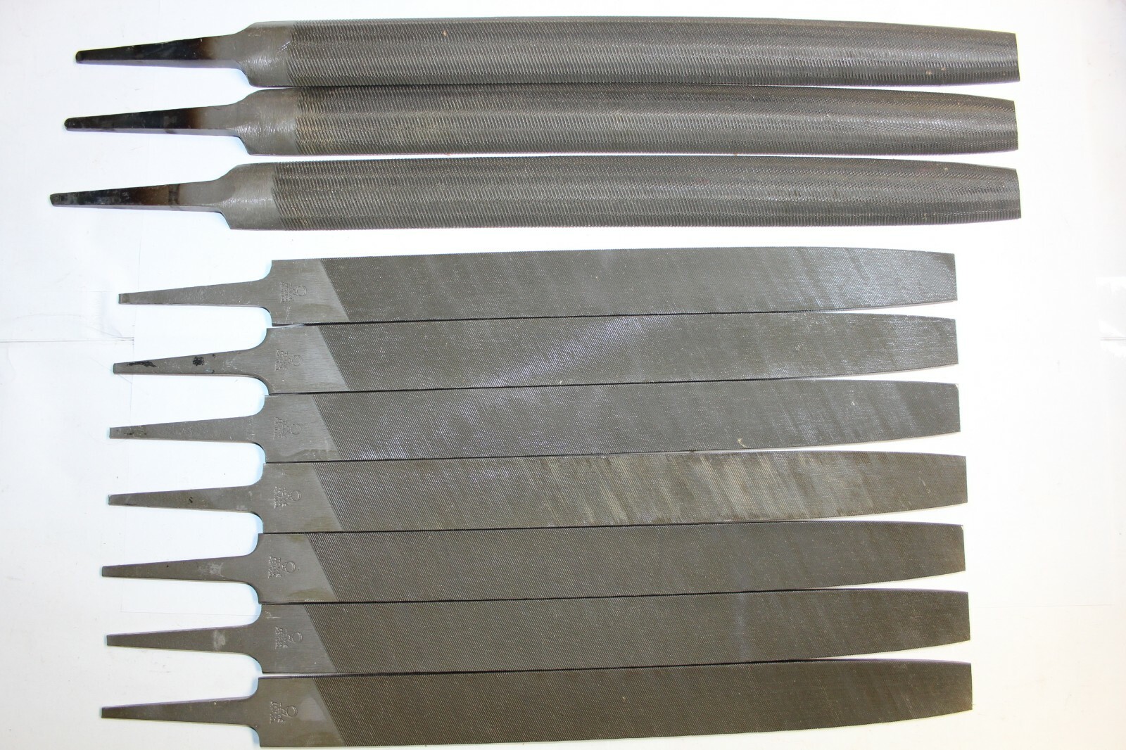 TOME FETEIRA LONG Half Round & Flat FILE INSERTS MADE IN PORTUGAL 10pc
