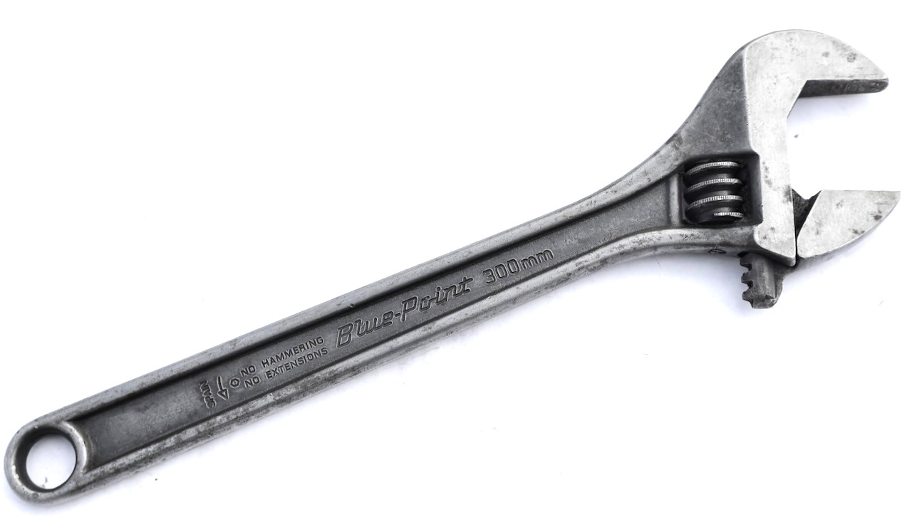 12″ Blue Point (Spain) GAJ12 Crescent Style Adjustable Wrench / 300 mm / MTT