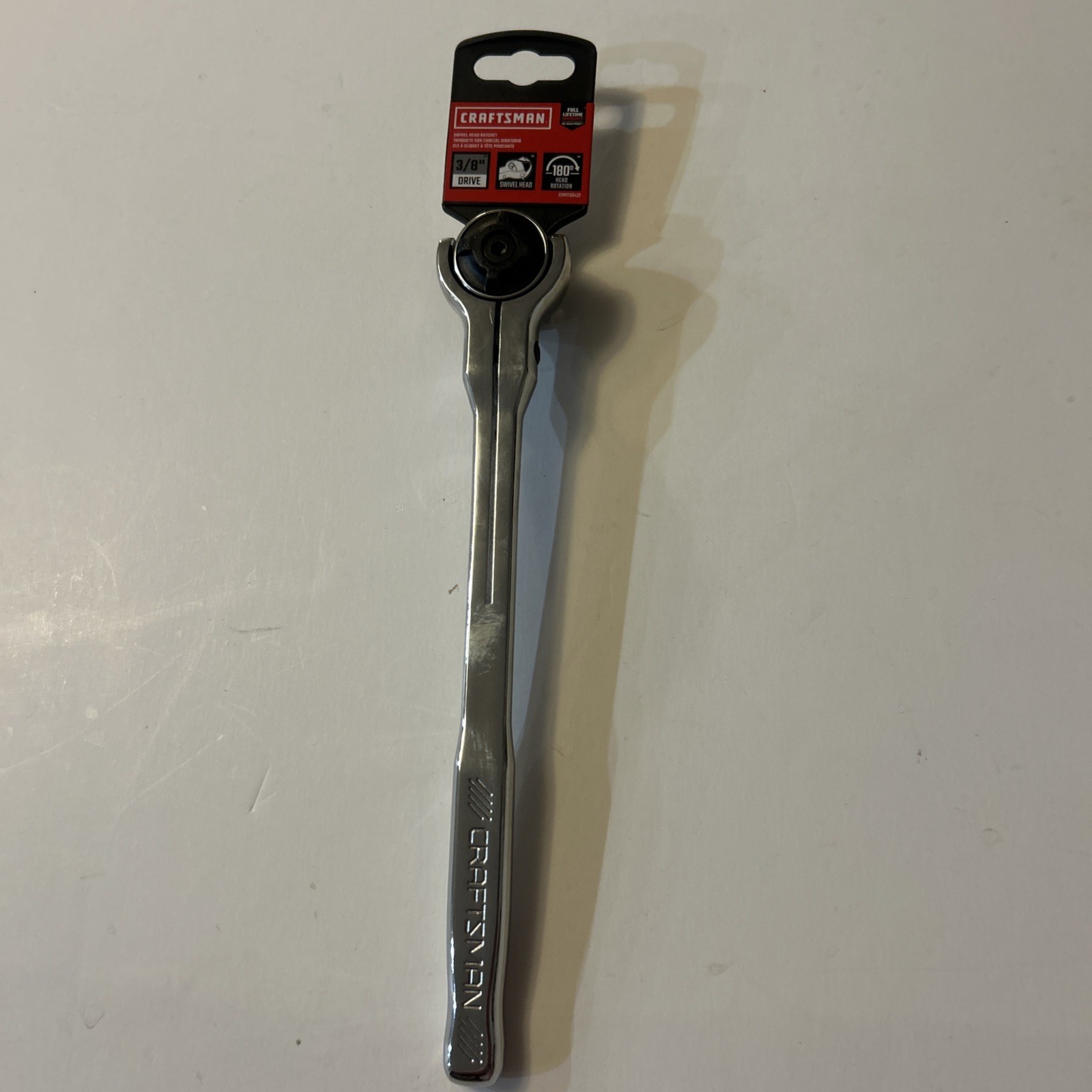 CRAFTSMAN 72-Tooth 3/8-in Drive Rotating Head Ratchet Swivel Head CMMT99422