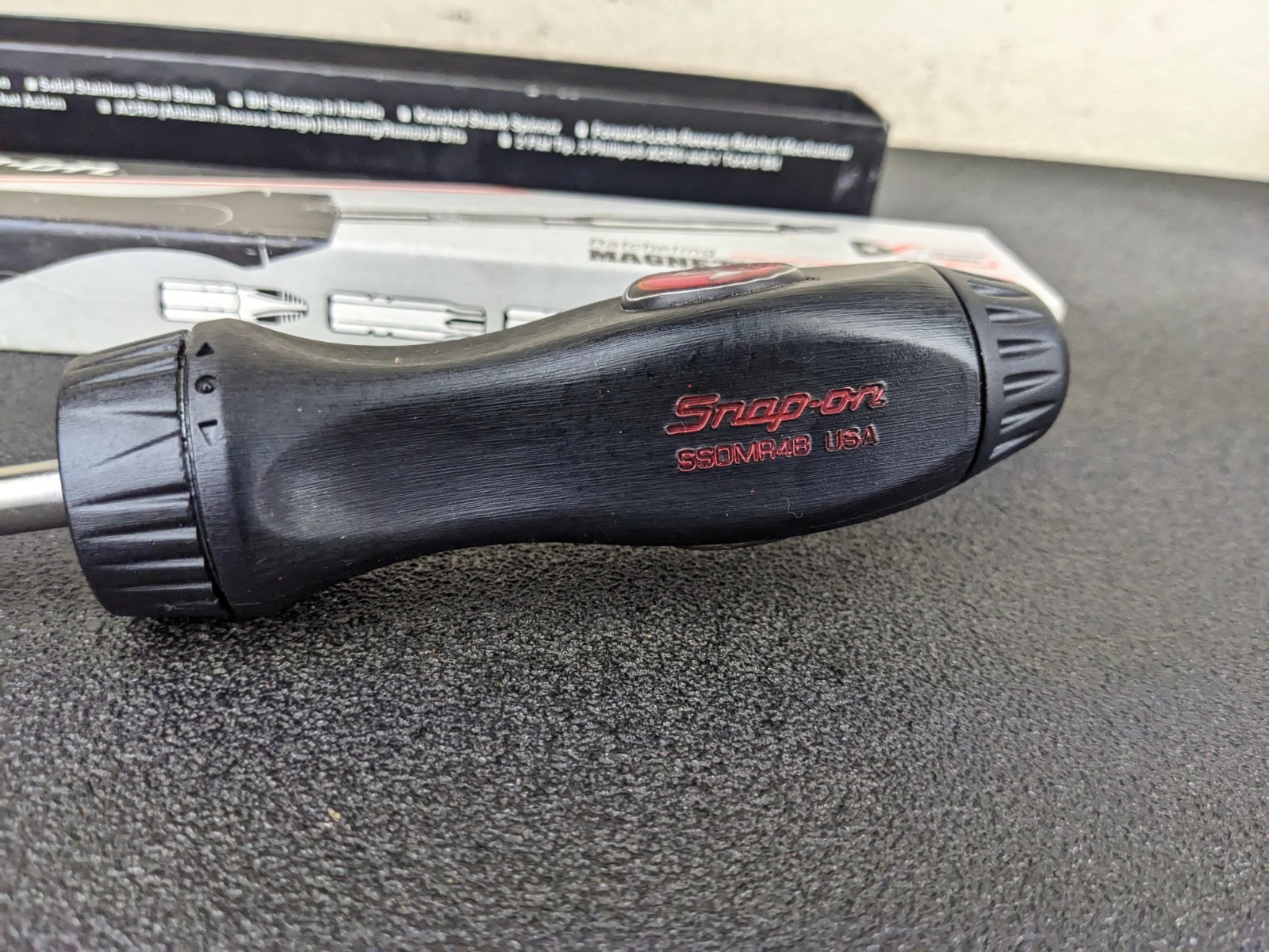 #bp270 Snap-On Tools SSDMR4B Ratcheting Screwdriver 🏈 NFL Collectors SF 49ers