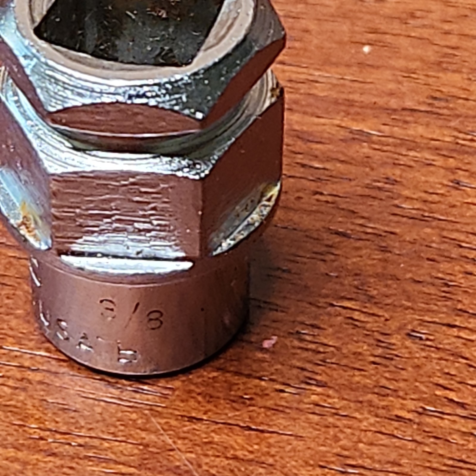 LOT OF 4 SNAP-ON PASS THRU THROUGH SOCKETS 5/8″, 11/16″, 3/8″ 7/16″