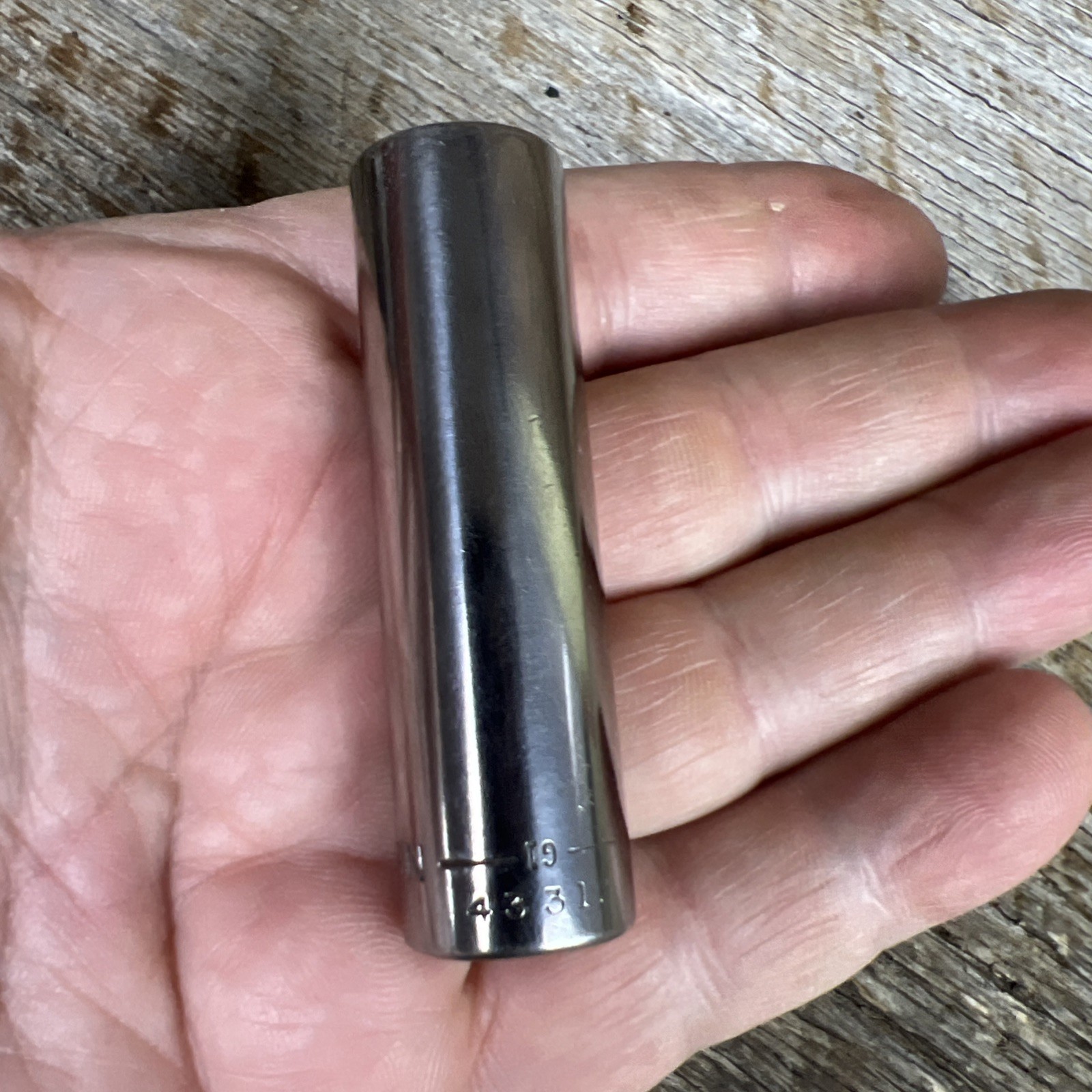 CRAFTSMAN 3/8” Drive 1/2” Deep well 12 point Socket 43312 Inverted “G1” USA VGC