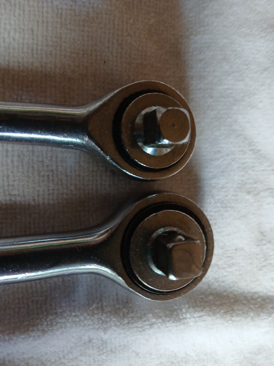 Lot Of 2 Ratchets Both 3/8″ One Forge Master, Onle Unbranded