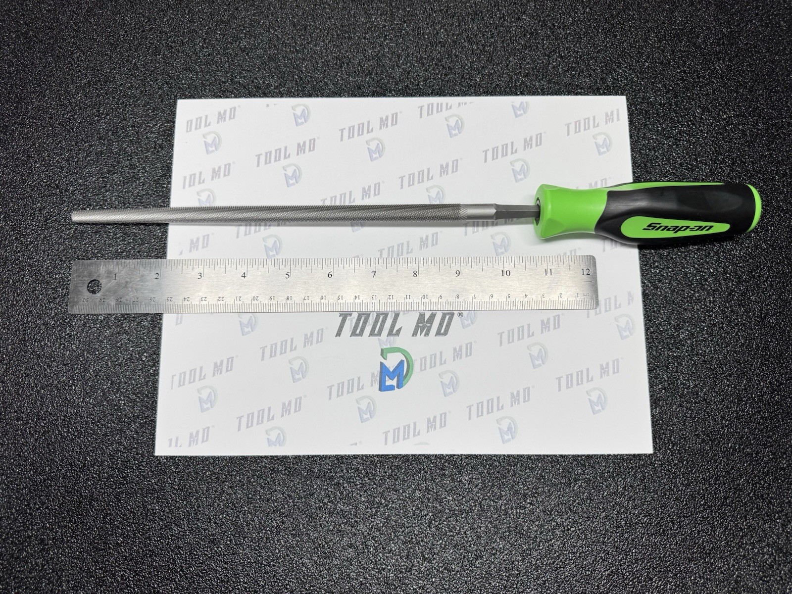 Snap-on Tools NEW GREEN Soft Grip Round 10” Blade Length File SGHF615B 10R