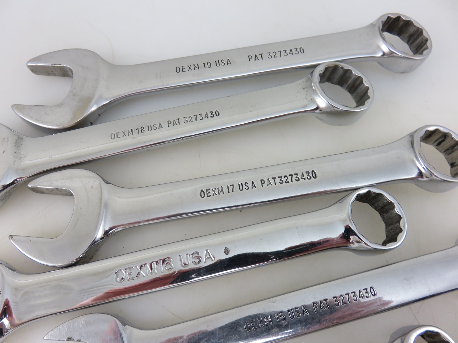 Snap-On OEXM SHORT Metric Combination Wrench 6mm-18mm 14pc Set Vintage USA