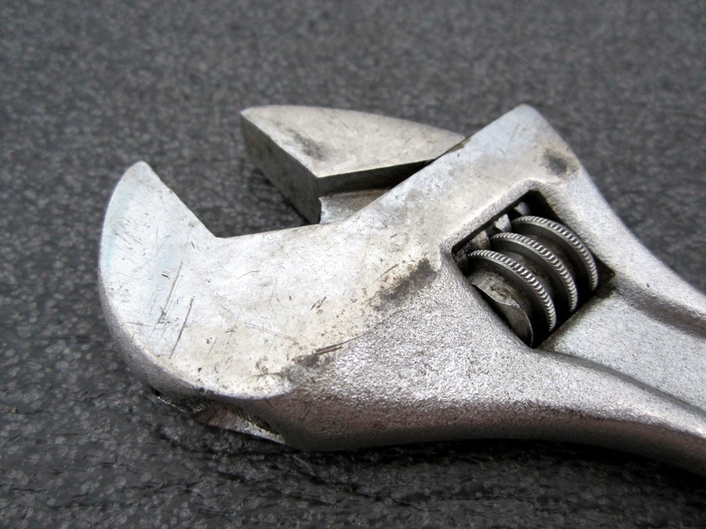 Vintage Ridgid 10″ Adjustable Wrench No. 710 Made in USA