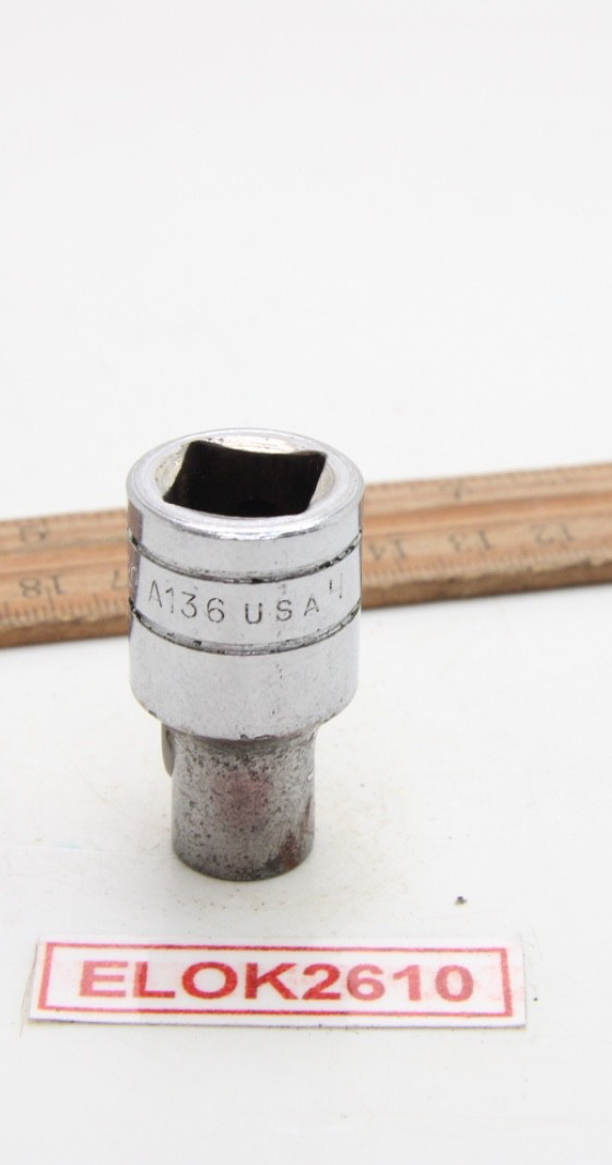 Snap-on Tools A136 1/2″ Drive Oval Shock Absorber Specialty Socket USA
