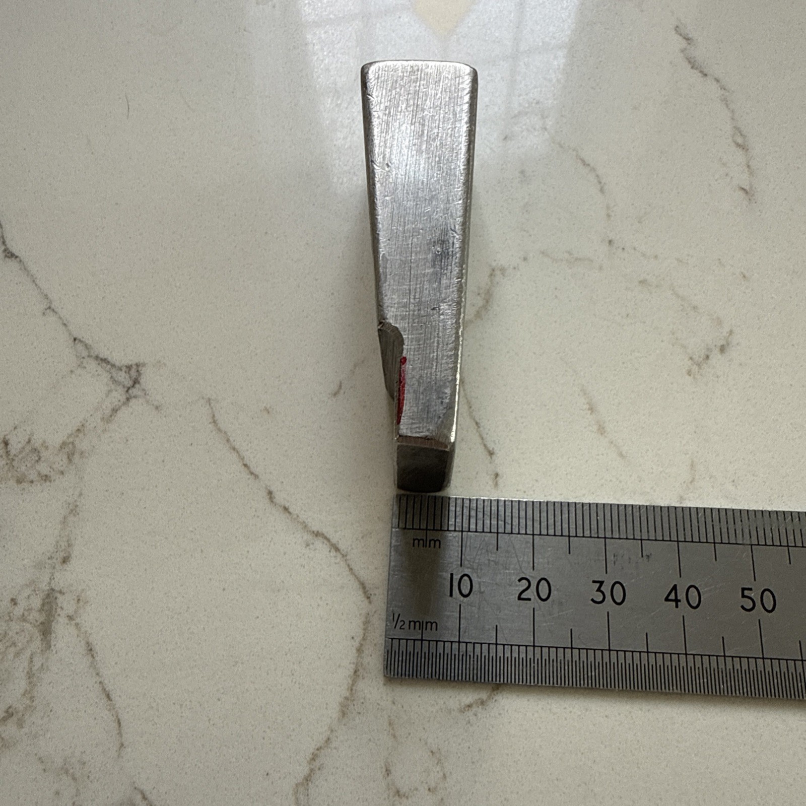AIRCRAFT TOOLS TUNGSTEN RIVET BLOCK / BUCKING BAR (59 x 20 x 15 mm) 287 gram