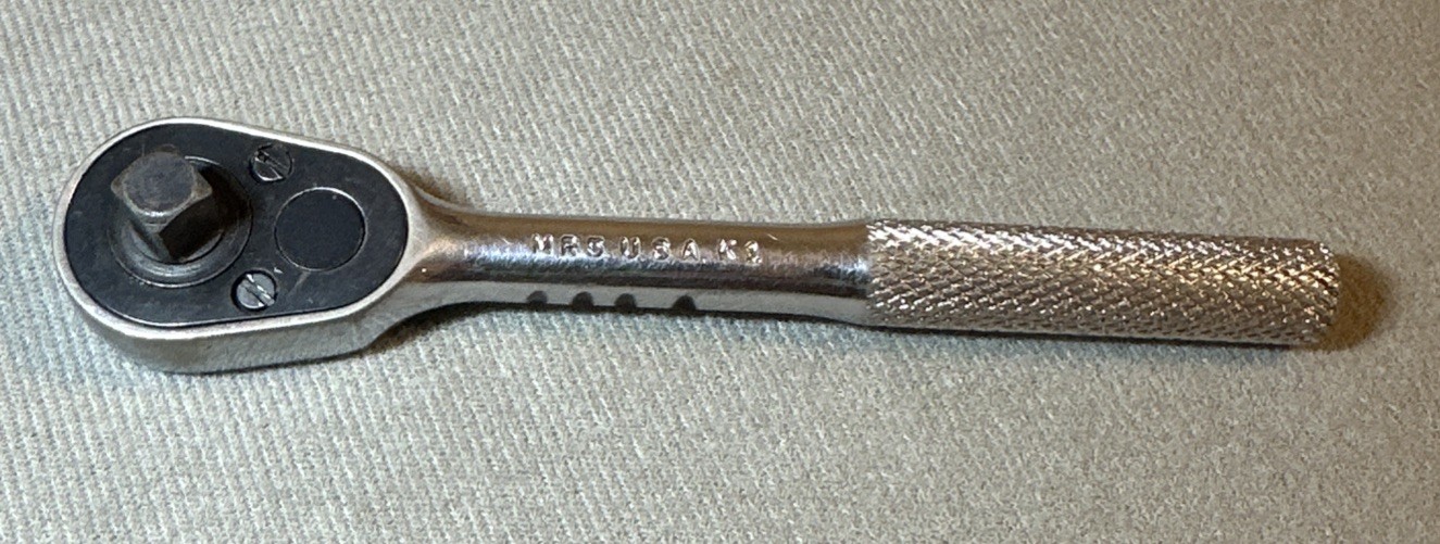 MAC Tools MR5 5″ Long 1/4″ Drive Knurled Handle Ratchet USA