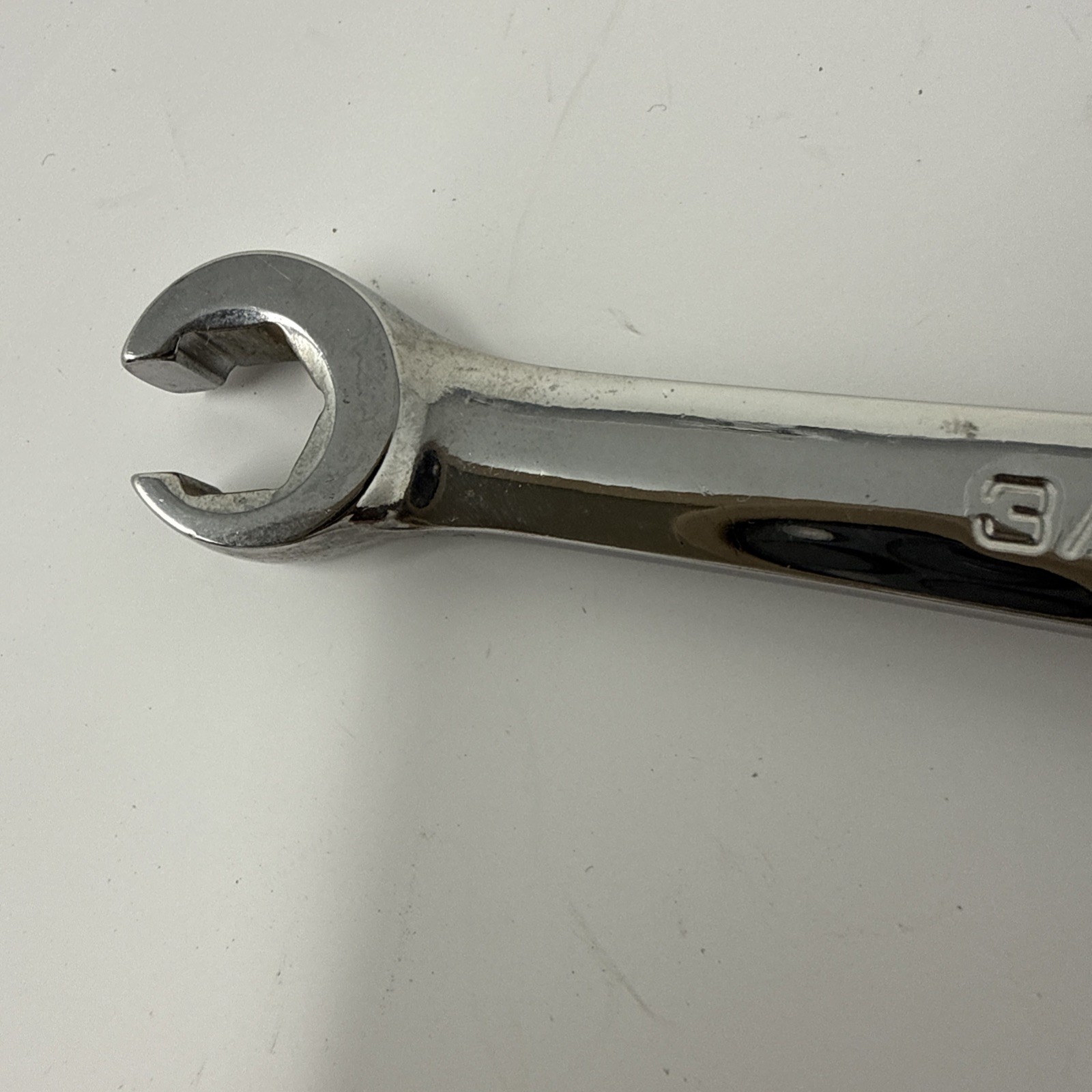 Snap-on tools 3/8 x 7/16″ SAE flare nut open end 6-point wrench RXFS1214B