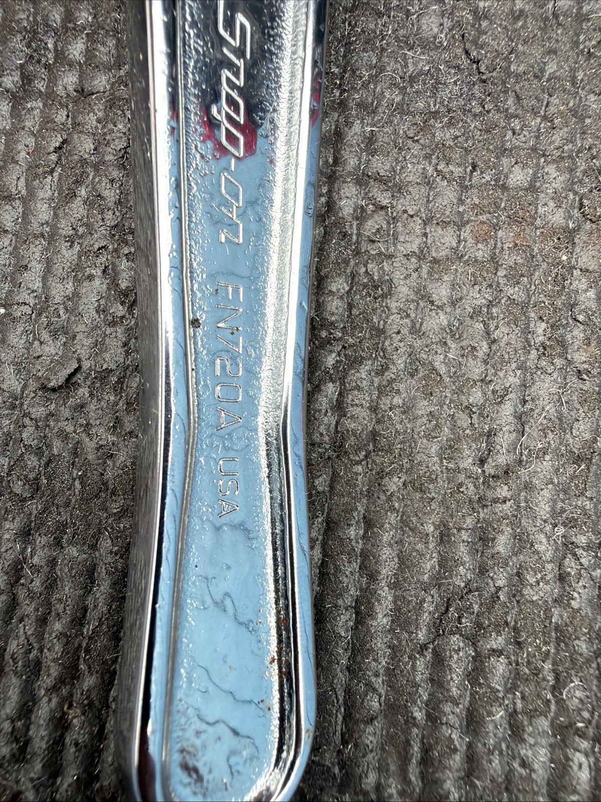 Snap-On Tools USA FN720A Polish Chrome Ratchet 3/8″ Drive – Short Handle 6″ Long