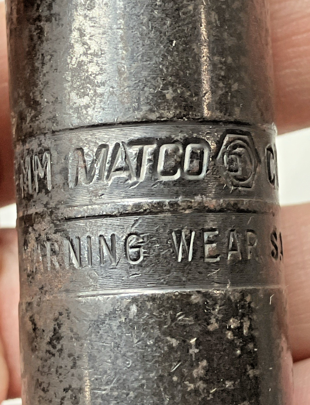 Matco Tools Model CDPT19M6 19mm 1/2” Drive 6-Pt Deep Impact Socket USA