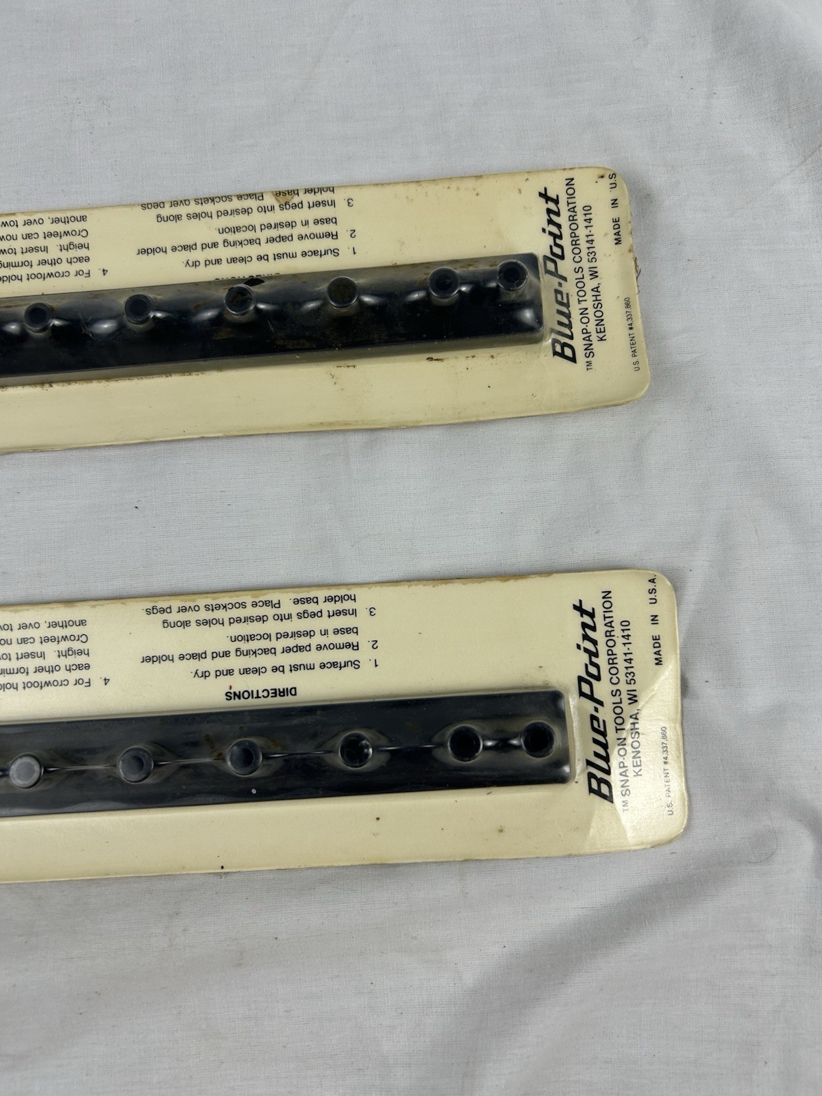 NOS Blue-Point YA438-A 3/8” drive 18″ socket storage rail – Made in USA 18 Pegs