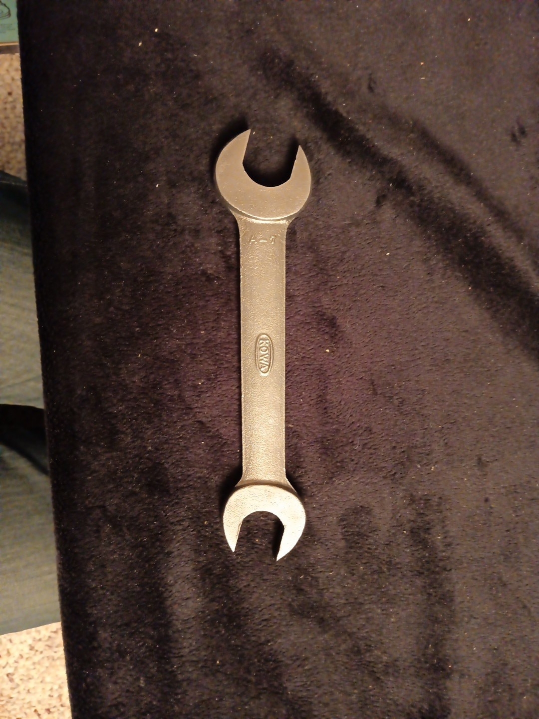 Vintage HM Honda Motors Open End Wrench KOWA Metric 19mm x 17mm Motorcycle Tool
