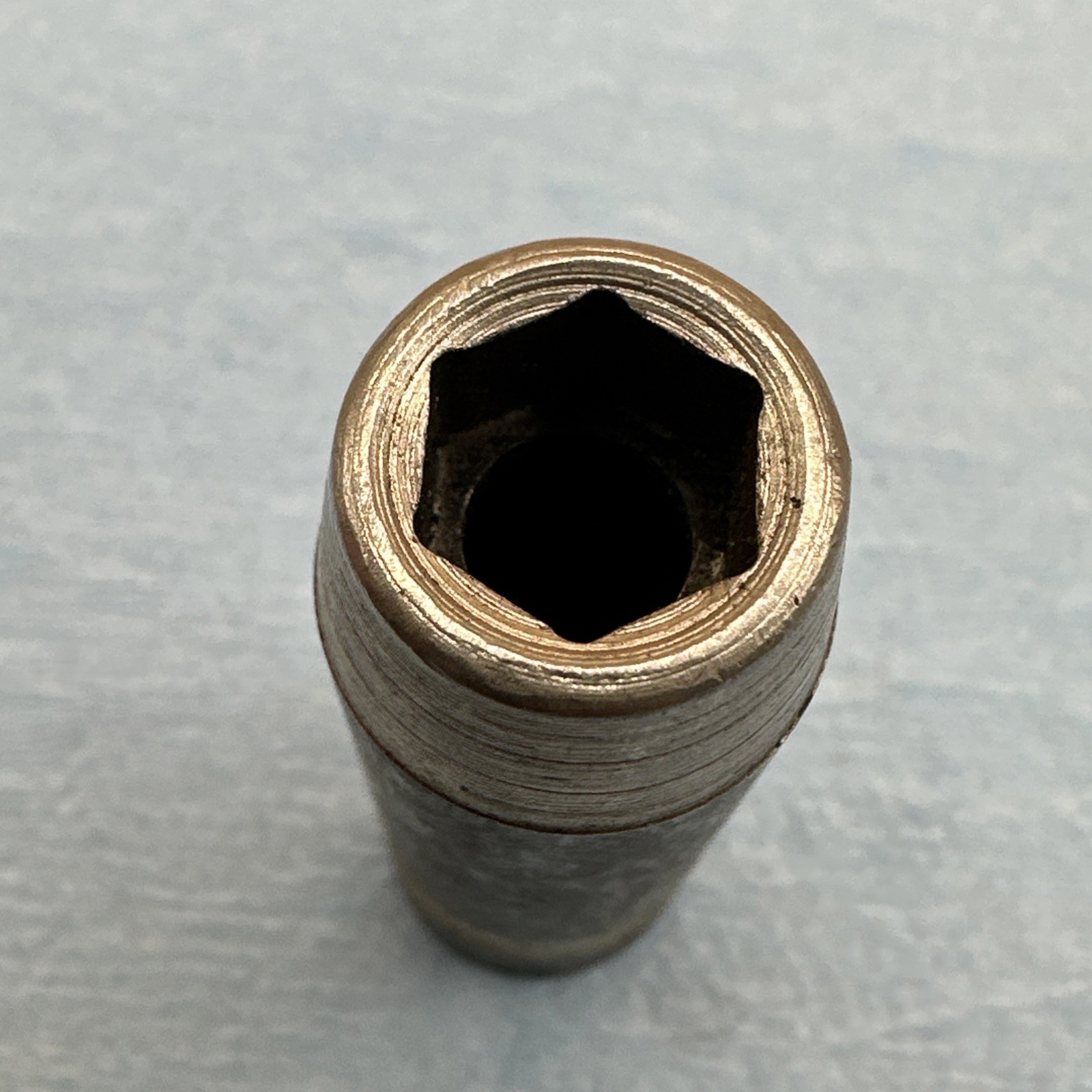 Vintage Snap On 9mm 6 Point Deep Impact Socket 3/8” Drive SIMFM9
