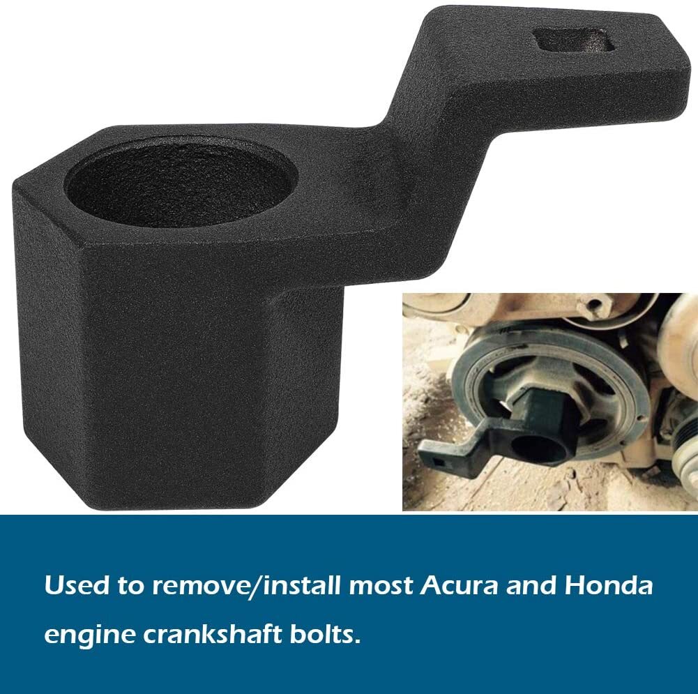 19mm Harmonic Balancer Socket 77080 & 50mm Crank Pulley Wrench for Honda Acura