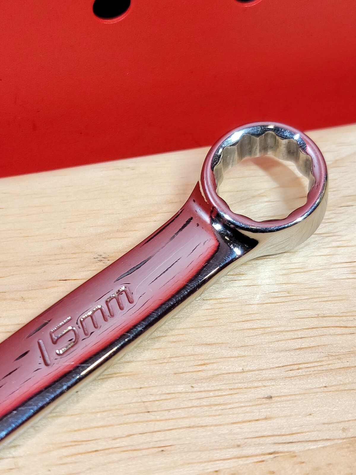 Snap-on Tools 15mm Metric Flank Drive Plus Combination Wrench SOEXM15