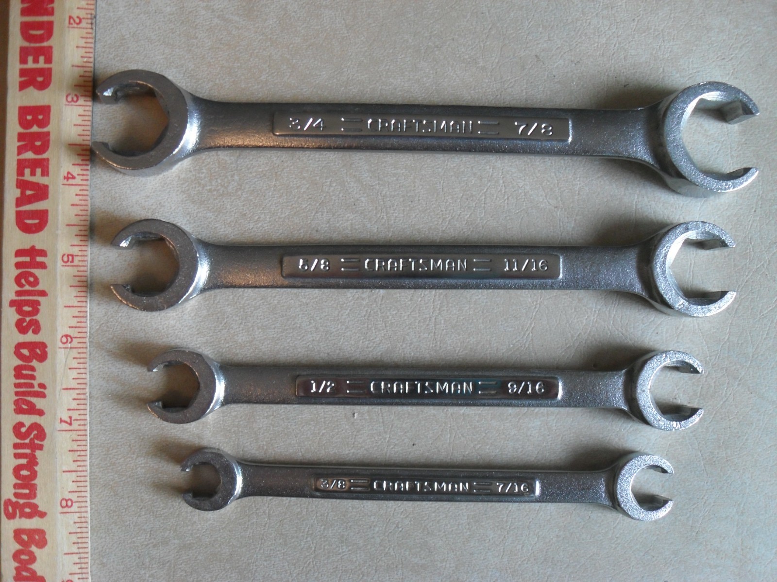 Craftsman USA Flare Nut Wrench Set – 3/8″ 7/16″ 1/2″ 9/16″ 5/8″ 11/16″ 3/4″ 7/8″