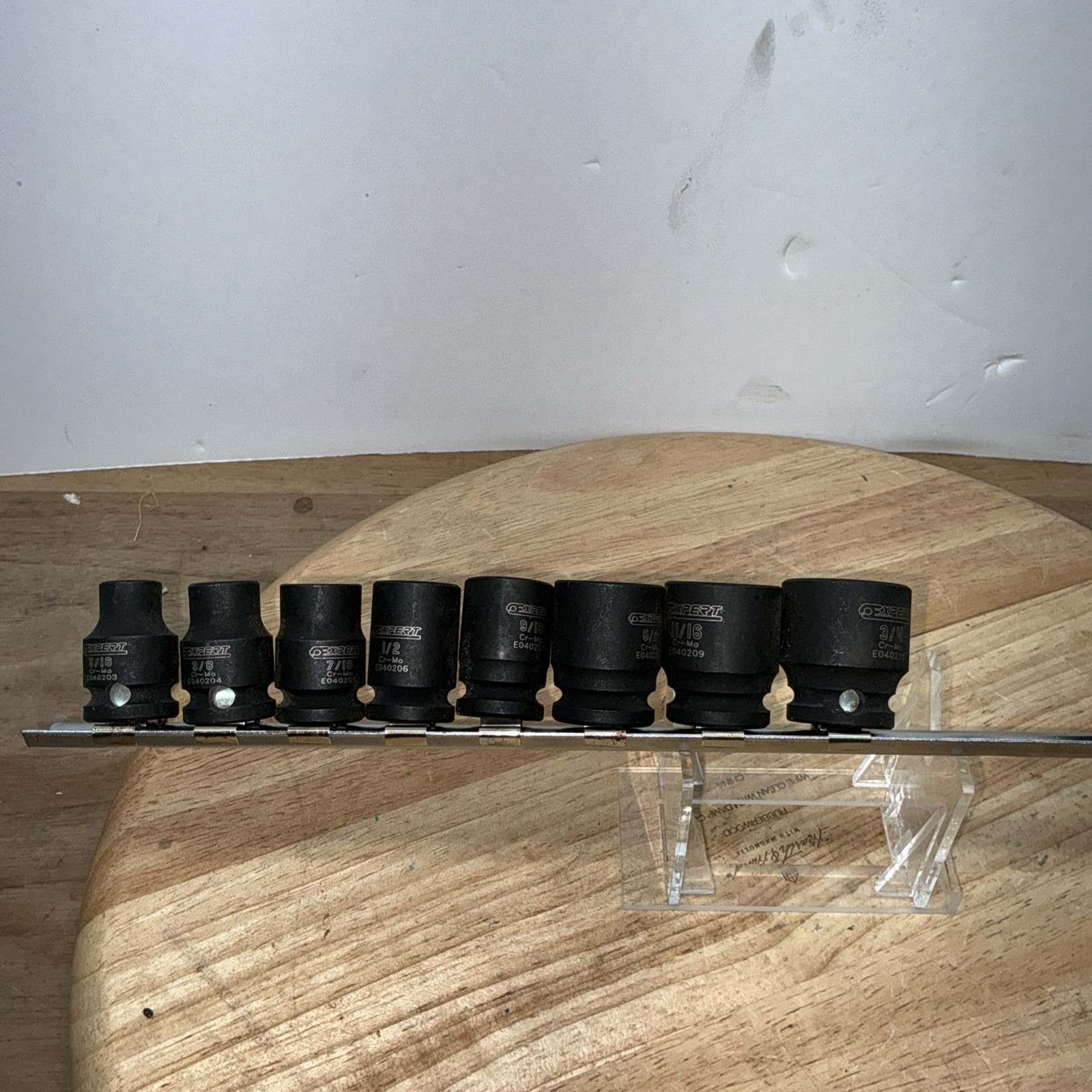 Expert 3/8”. Drive Shallow 12 Piece Socket Set. 6-point SAE(J)