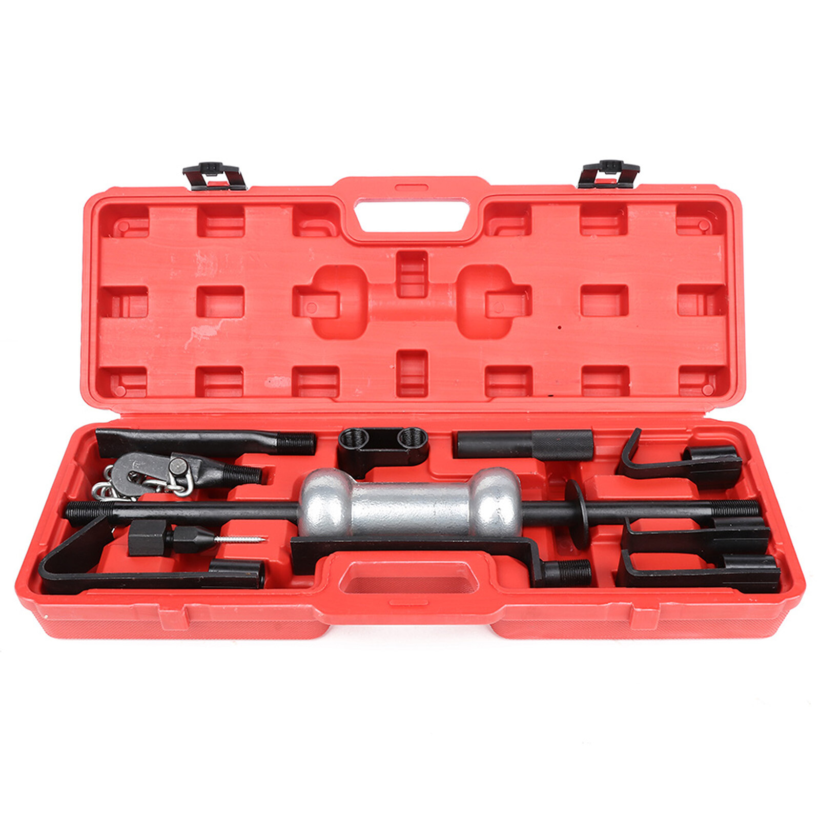 Auto Body Truck Repair Tool Kit Dent Puller w/ Hammer Slide 13PC Set