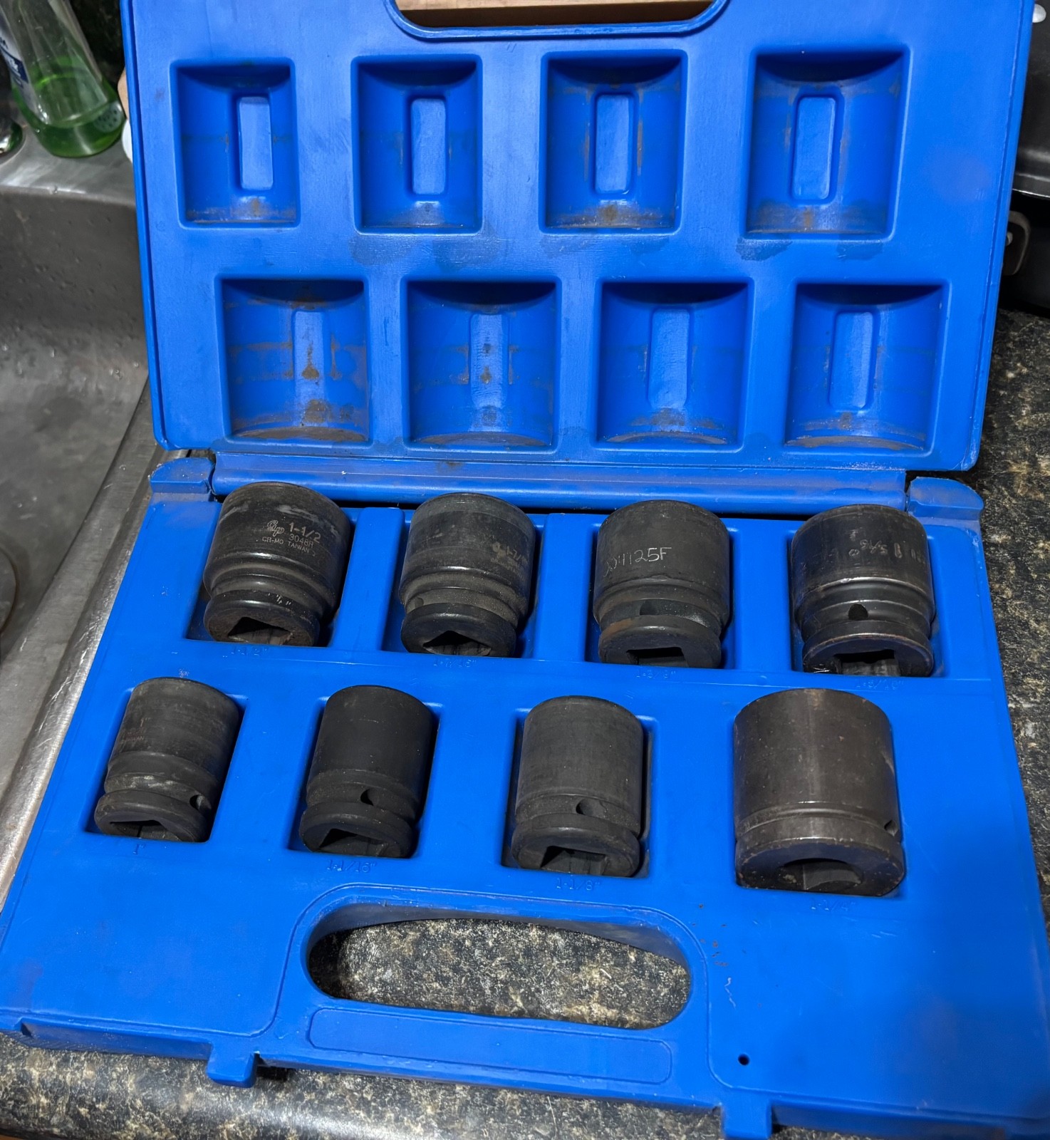 Grey Pneumatic, Wright, and OZAT 3/4″ Drive Impact Socket Set 8 Pieces