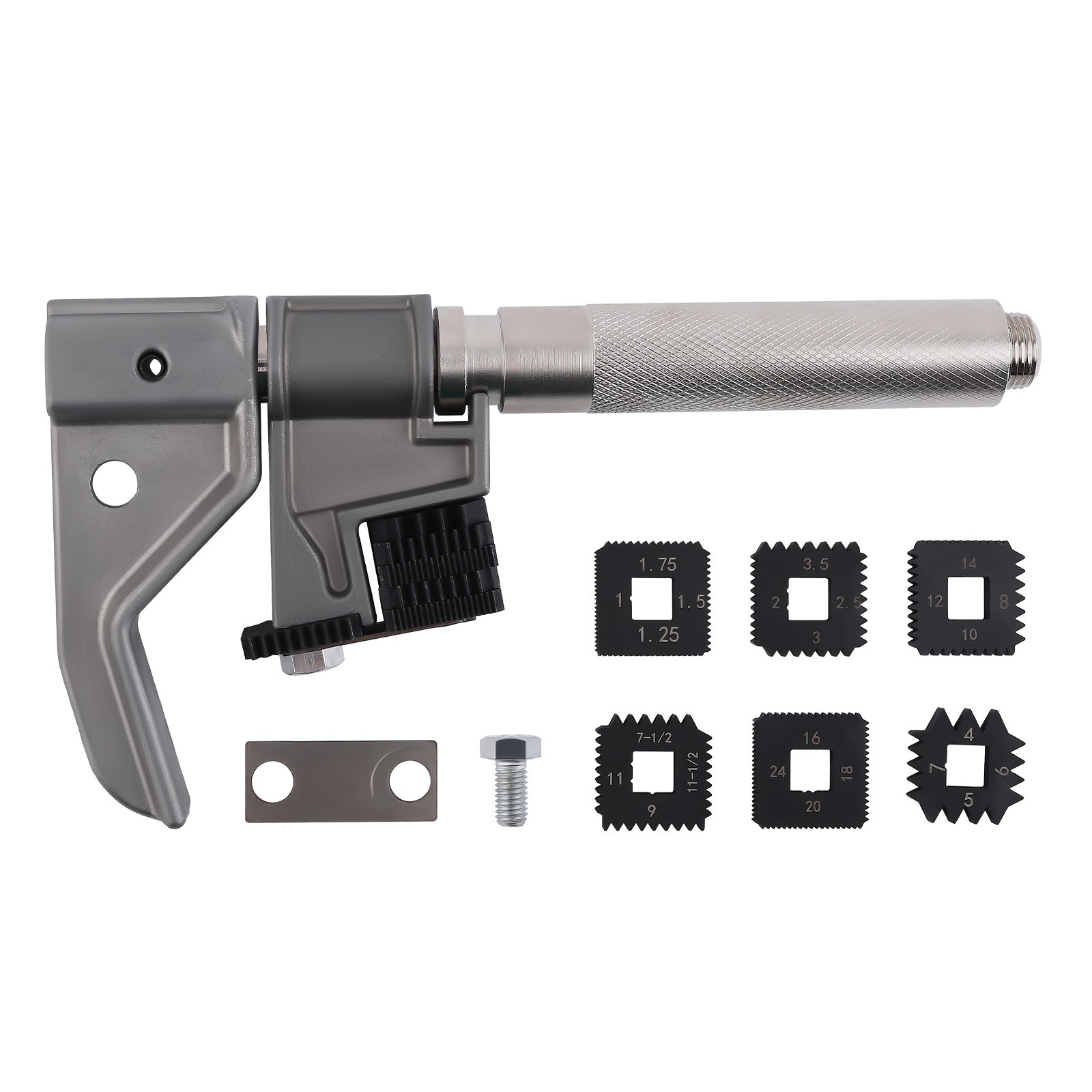 Universal Outside Thread Chaser includes standard die set 4 5 6 7 8 9 10 11 inch