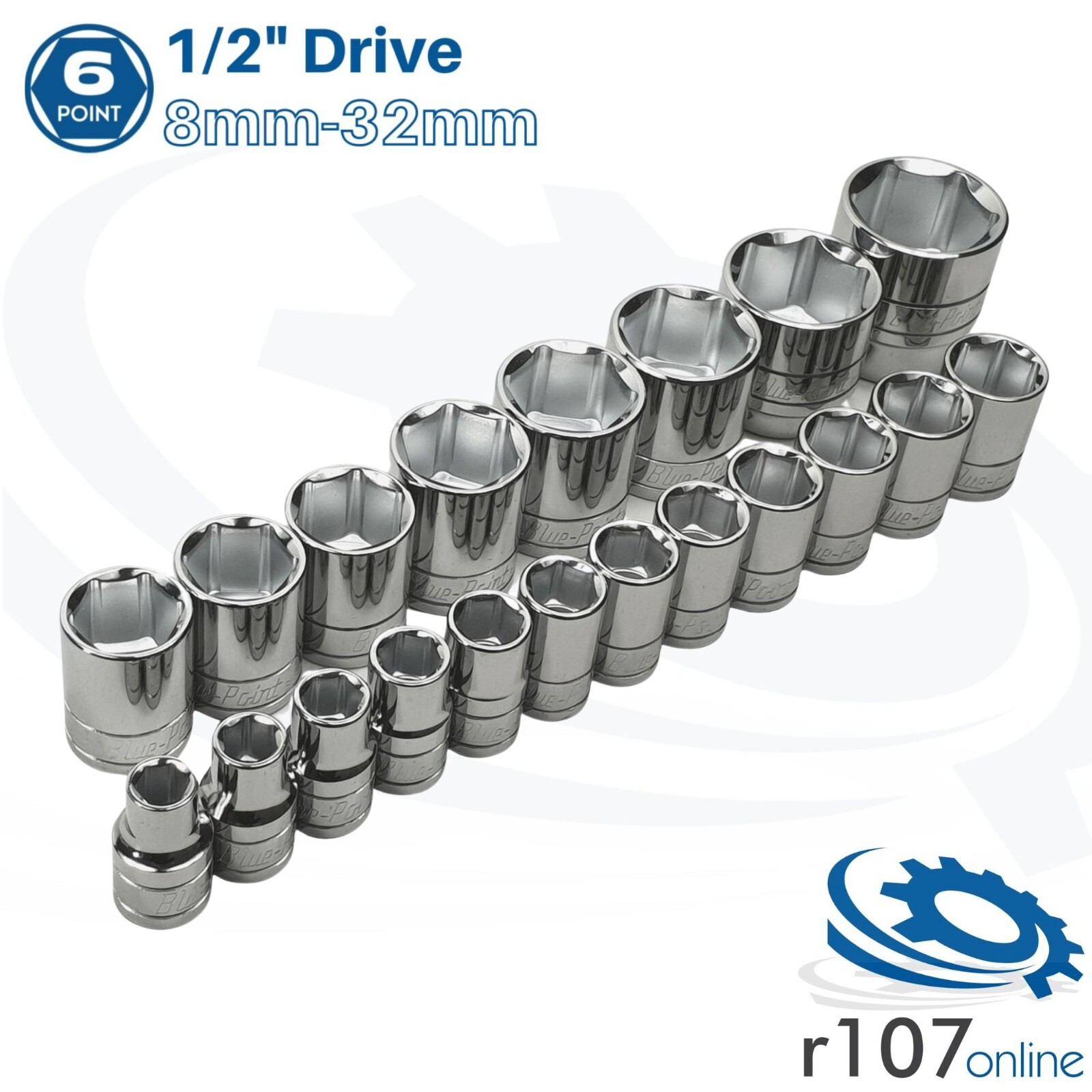 Blue Point 1/2″ Socket Set 8mm-32mm – As sold by Snap On