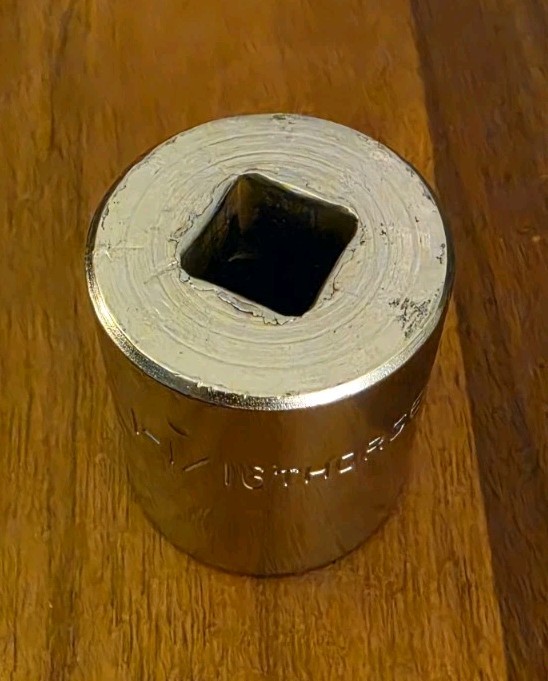 ​Vintage Thorsen 534 1-1/16″ Shallow Socket 1/2″ Drive 12-Point USA Made