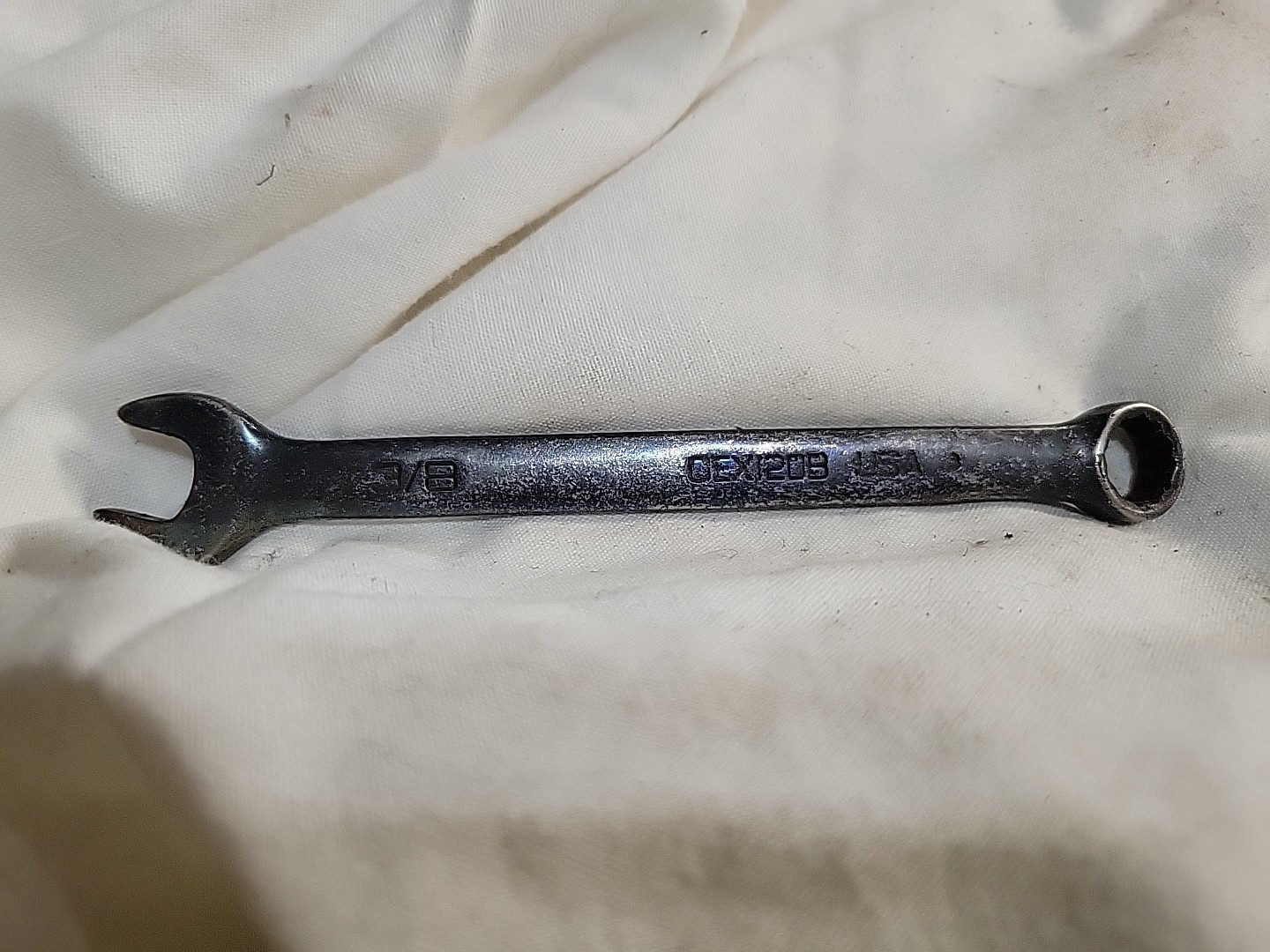 Snap On 3/8″ 12PT Short Chrome Combination Wrench OEX120B (2812)