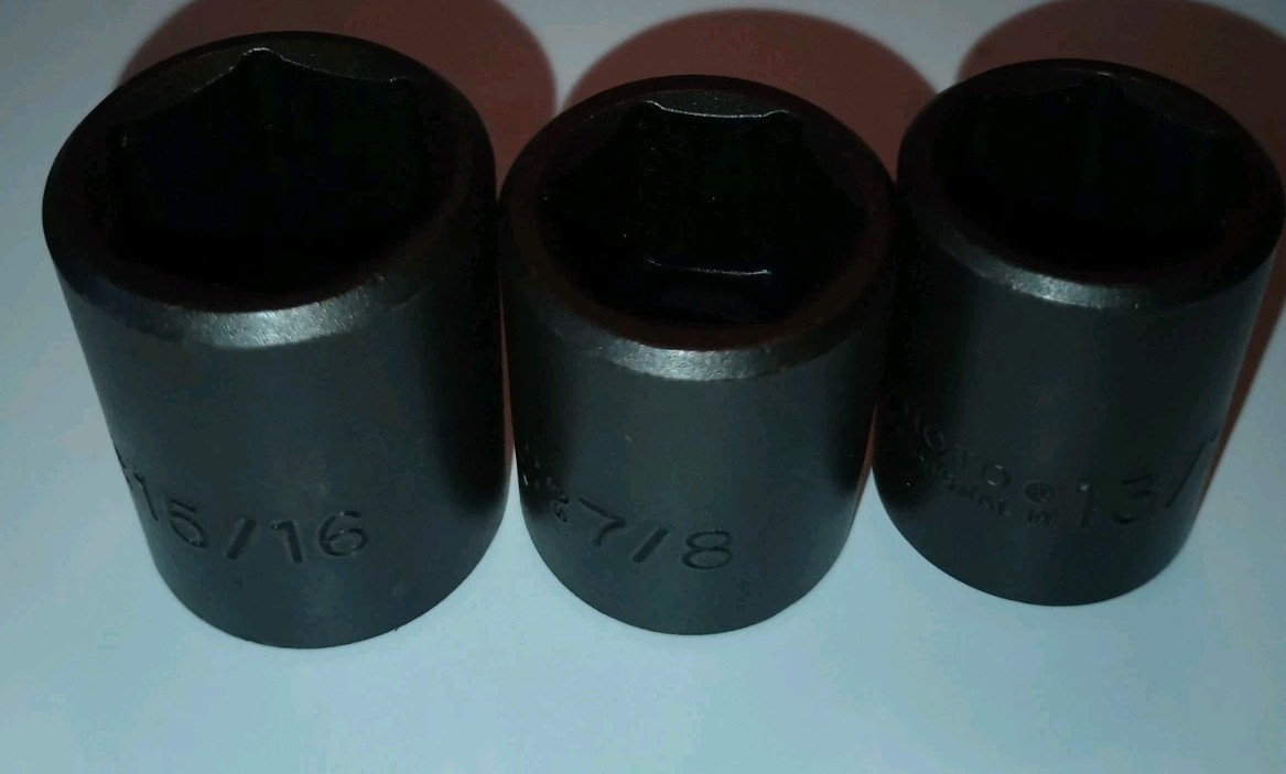 PROTO IMPACT SOCKETS 7426H, 7428H, 7430H, 13/16, 7/8,15/16 1/2″ DRIVE, FREE SHIP