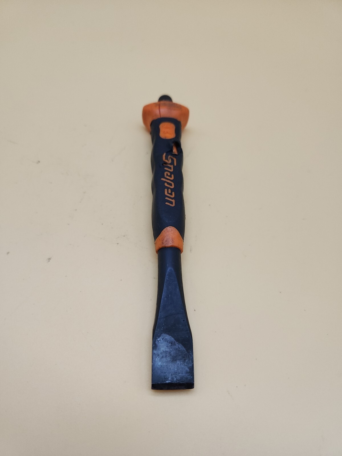 Snap-on Tools SPAIN ORANGE Soft Grip 3/8″ Flat Edge Chisel PCSG812O