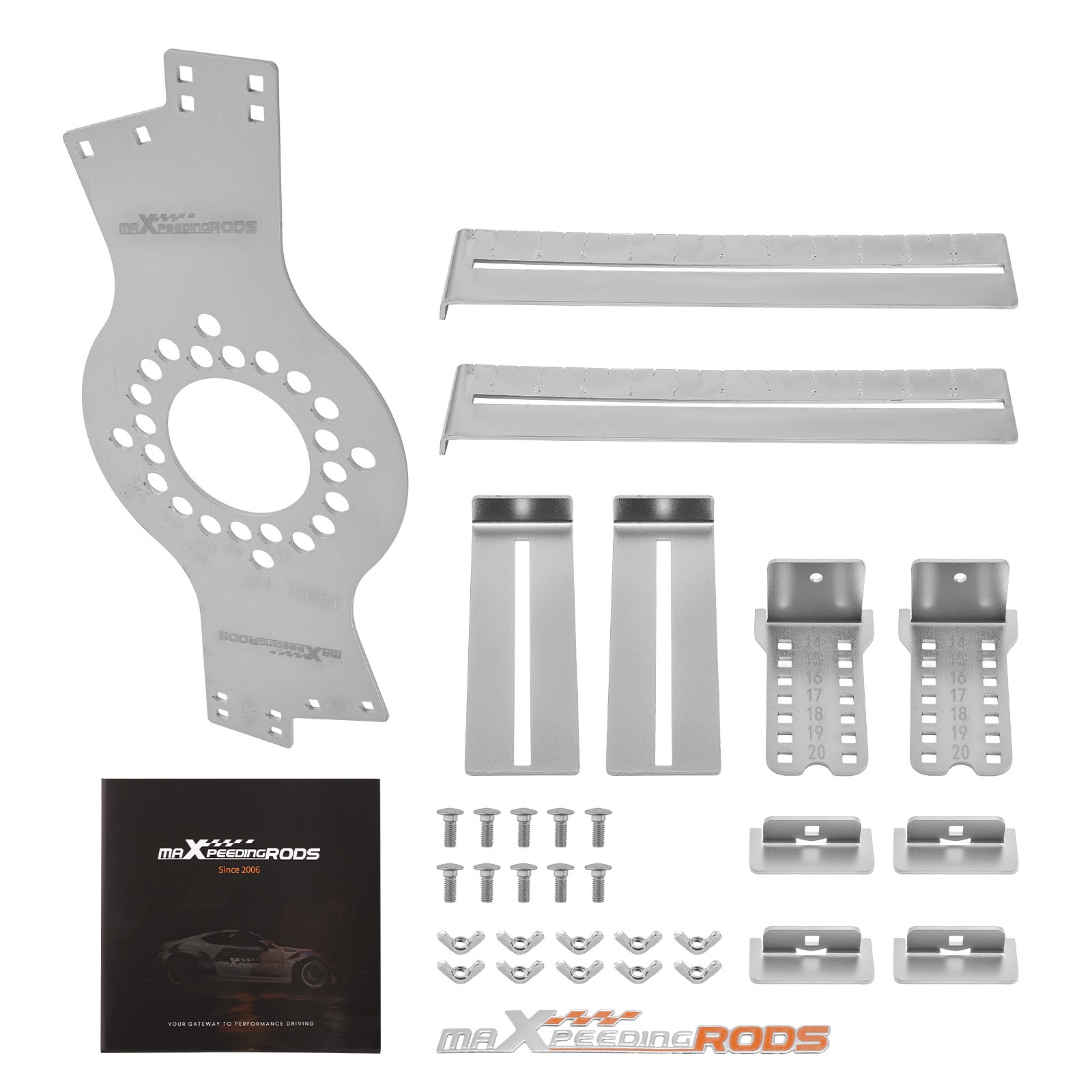 4-Lug Bolt Circle Gauge for 4×98 4×100 4×108 4×110 4×114.3 4×130 14-22 in Kit