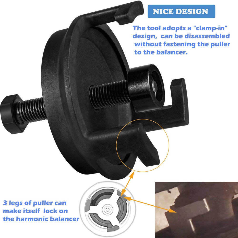 Balancer Damper Remover Puller For LS1 LS2 LS3 LS6 LS7 &Ford Coyote 5.0 Harmonic