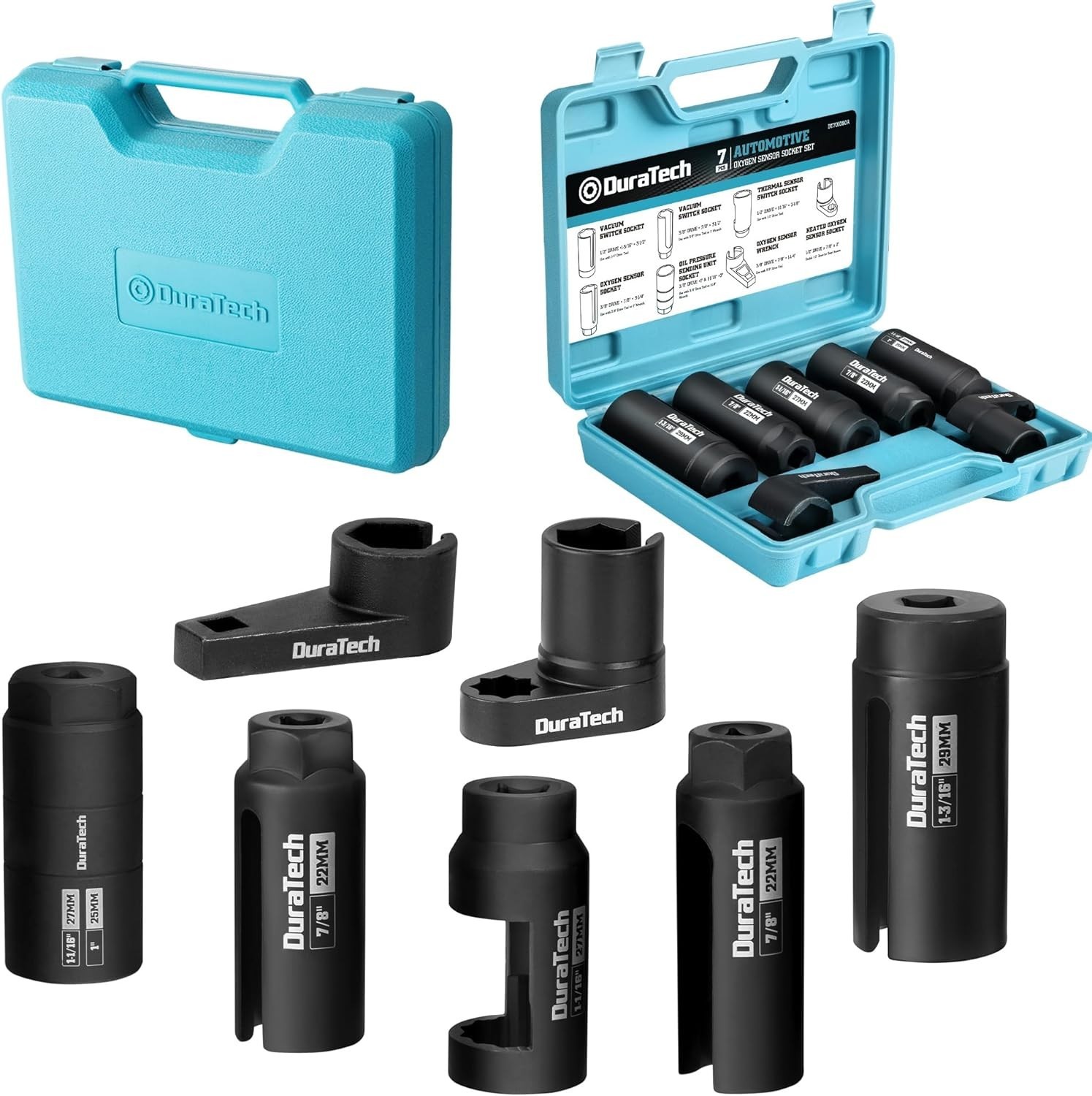 7PCS O2 Sensor & Oil Pressure Socket Set – Durable High-Quality Alloy Steel