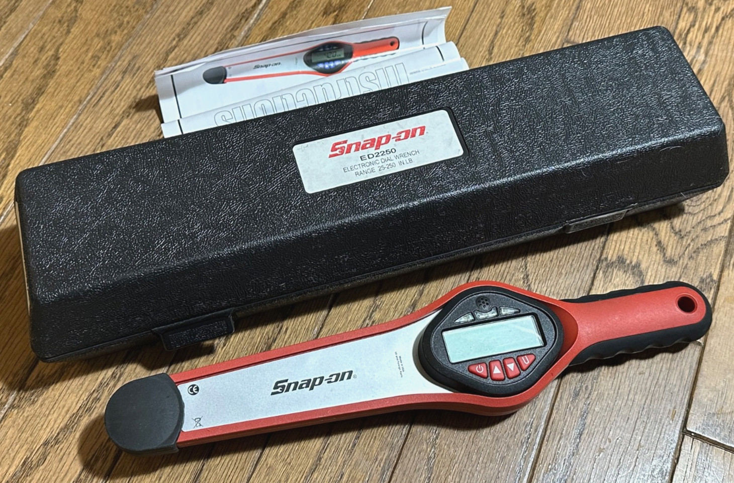🇺🇸 Snap On Tools Digital Torque Wrench 3/8” DR 250 INLB 15” Long Case Electric