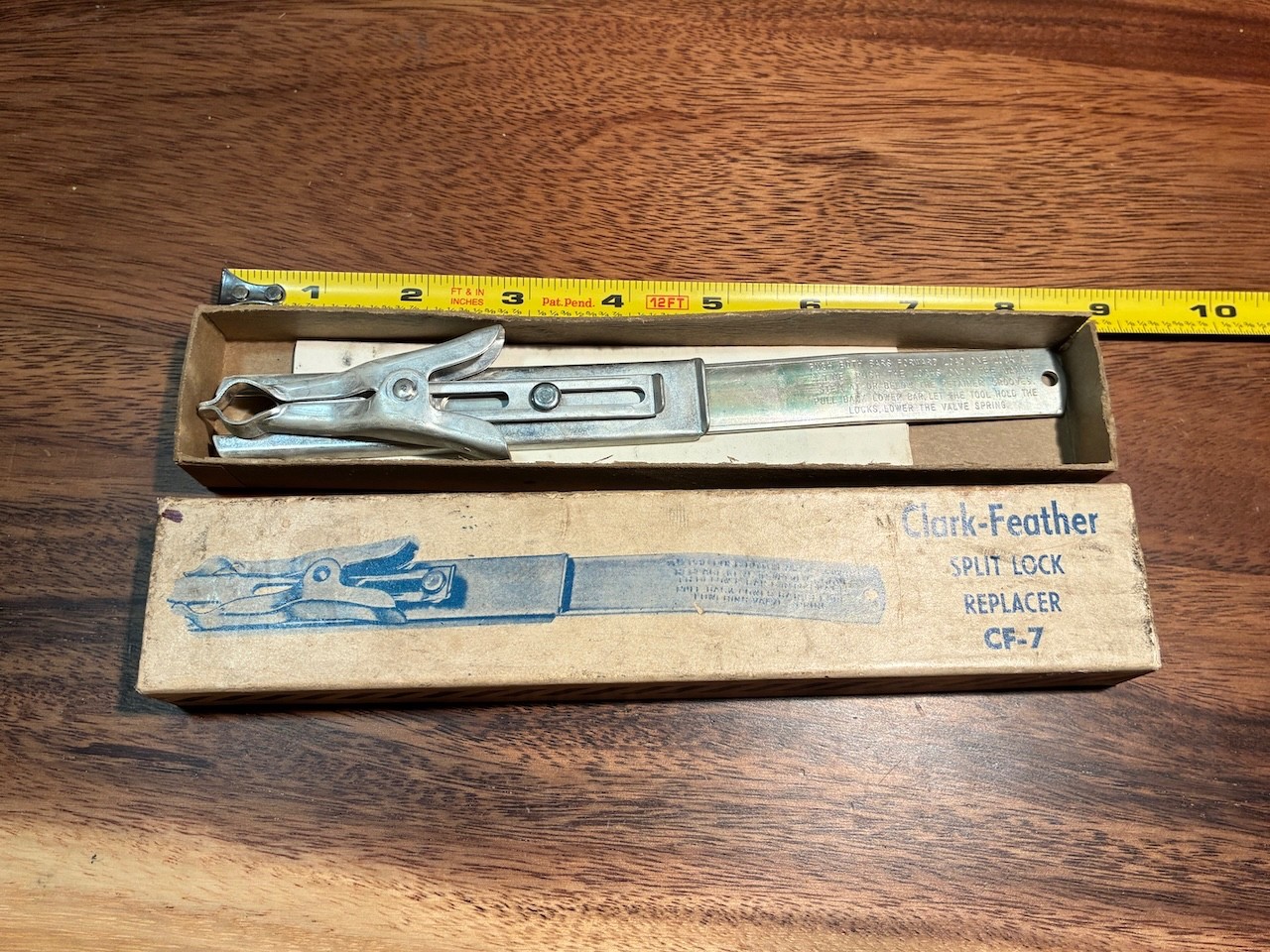 Vintage Clark – Feather Split Lock Replacer Tool CF-7 in box + instructions