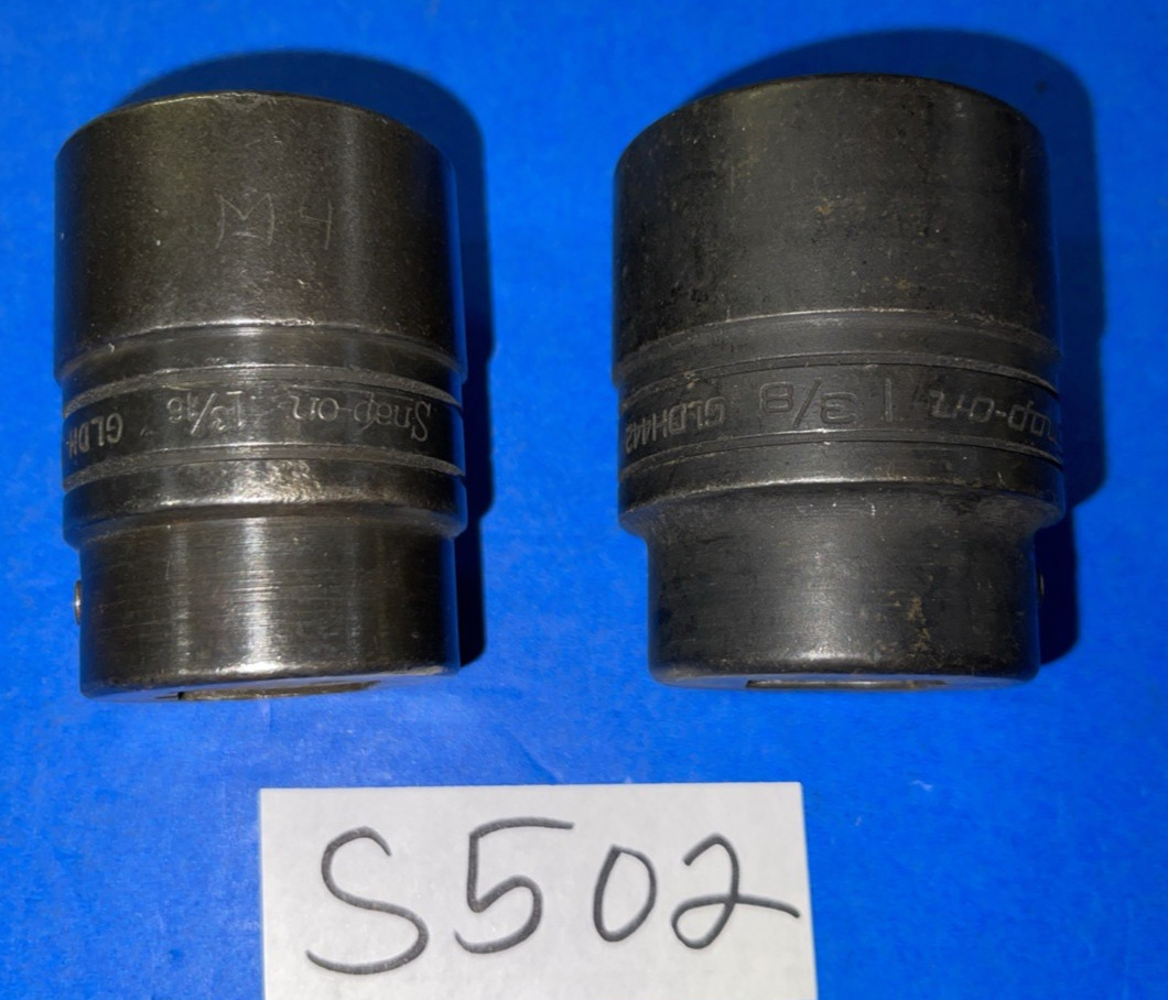 SNAP-ON TOOLS 2 PIECE 3/4 DRIVE SOCKETS 1-3/16 (30MM), 1-3/8 (35MM)