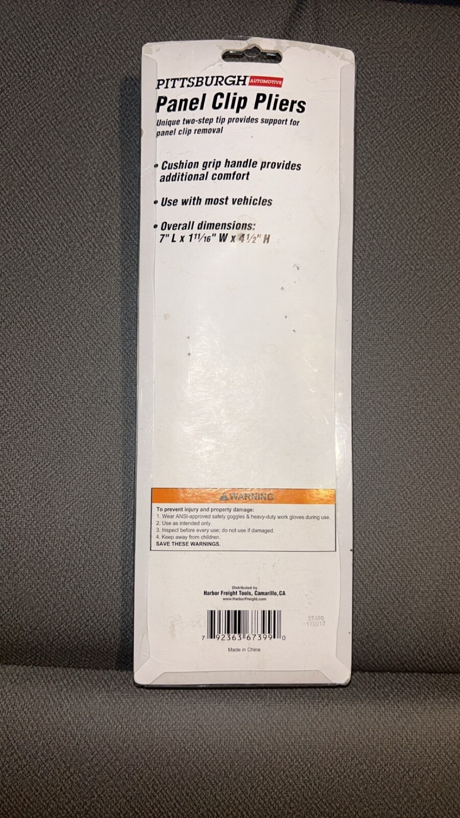 Pittsburg Panel Clip Pliers 7”