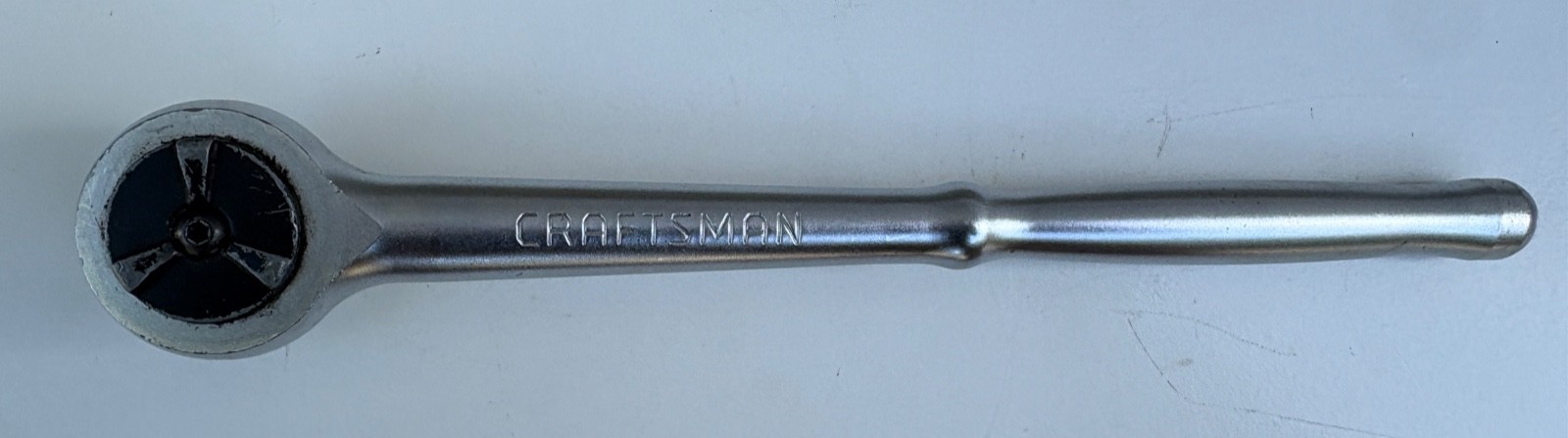 Vintage Craftsman 1/2″ Drive 10″ long Teardrop Handle Ratchet VR 43176
