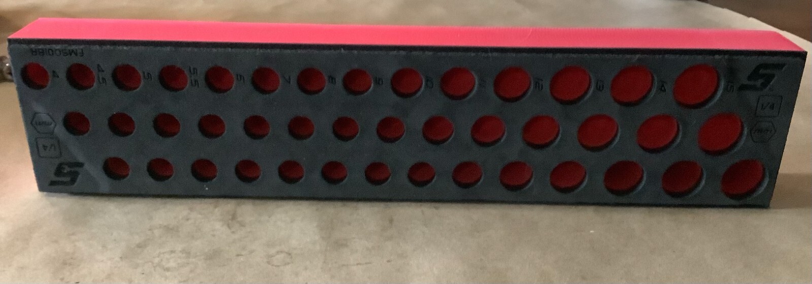 New Snap-on Foam Organizer Tray for 42pc 1/4″ Drive METRIC Socket Set FMS001BR