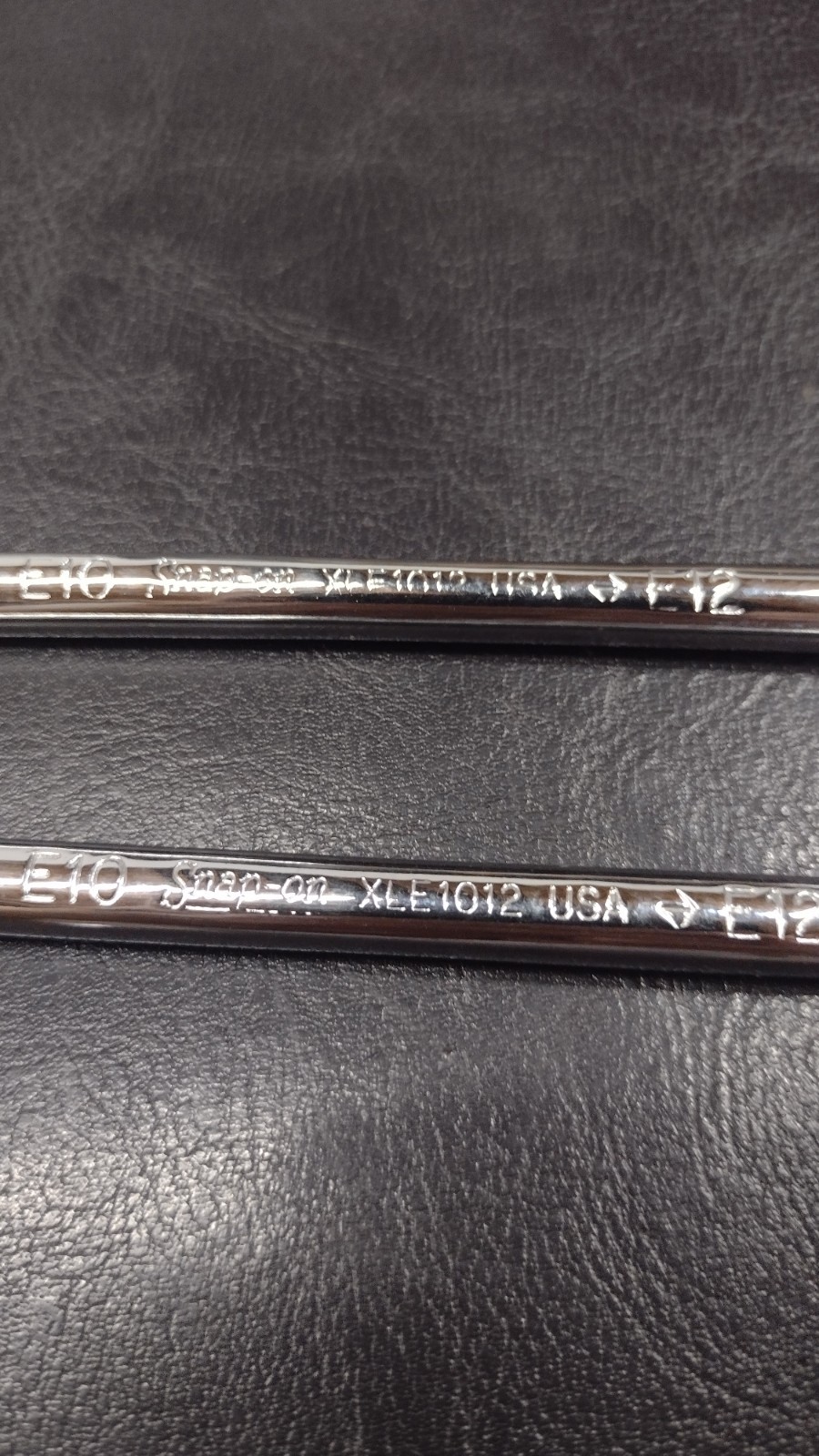 Lot Of 2 Snap-on USA E10 x E12 Torx Wrench No XLE1012 Factory 2nds, New Old Stk