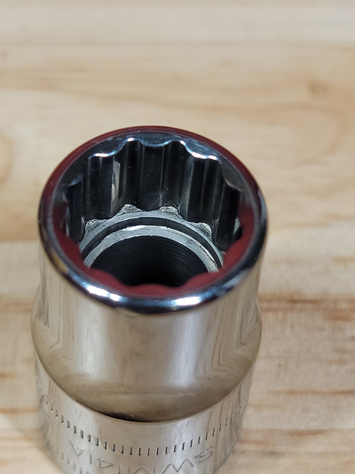 Snap-on Tools SWM141A 14mm 1/2″ Drive Metric 12-Point Shallow Socket